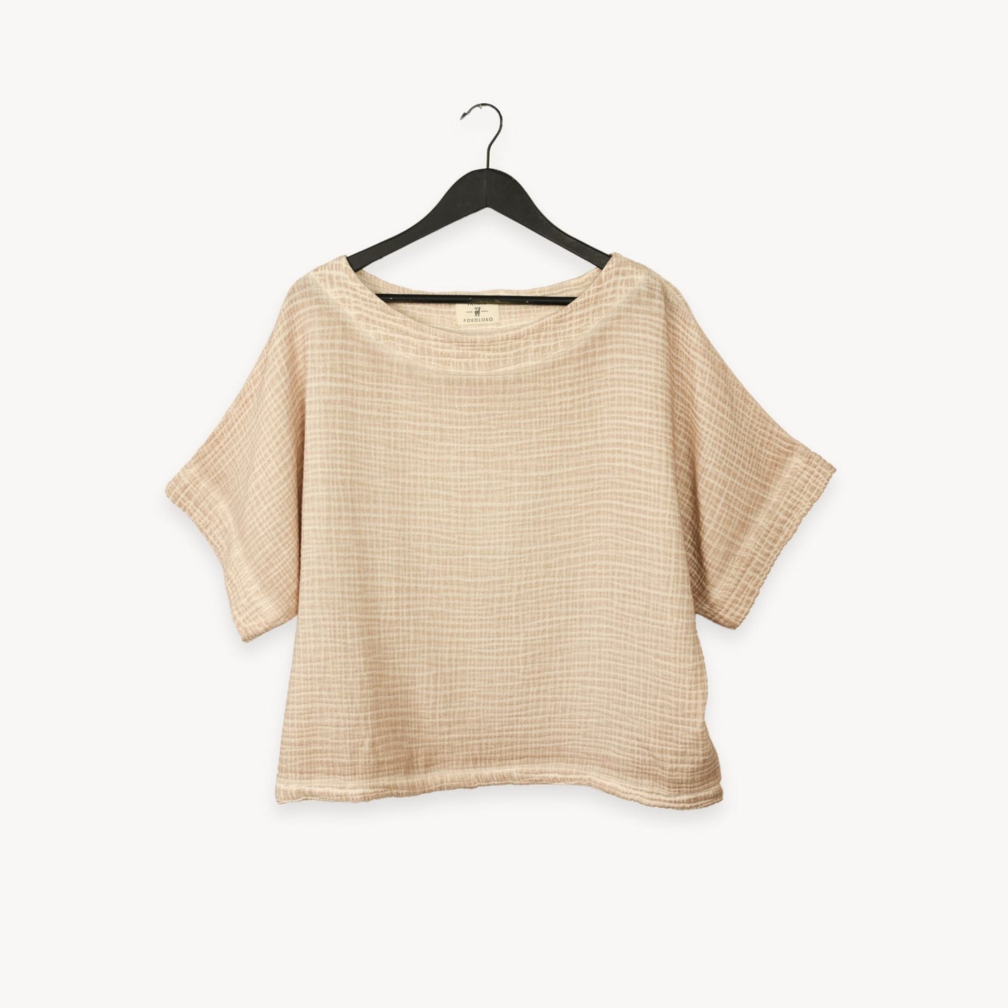 POKOLOKO Crinkle Palazzo Pants #color_crinkle-beige