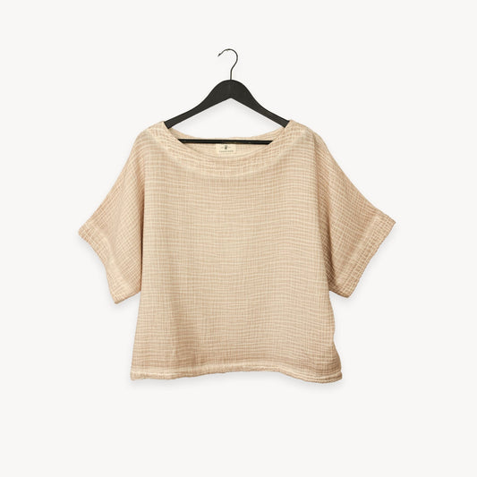 POKOLOKO Crinkle Palazzo Pants #color_crinkle-beige