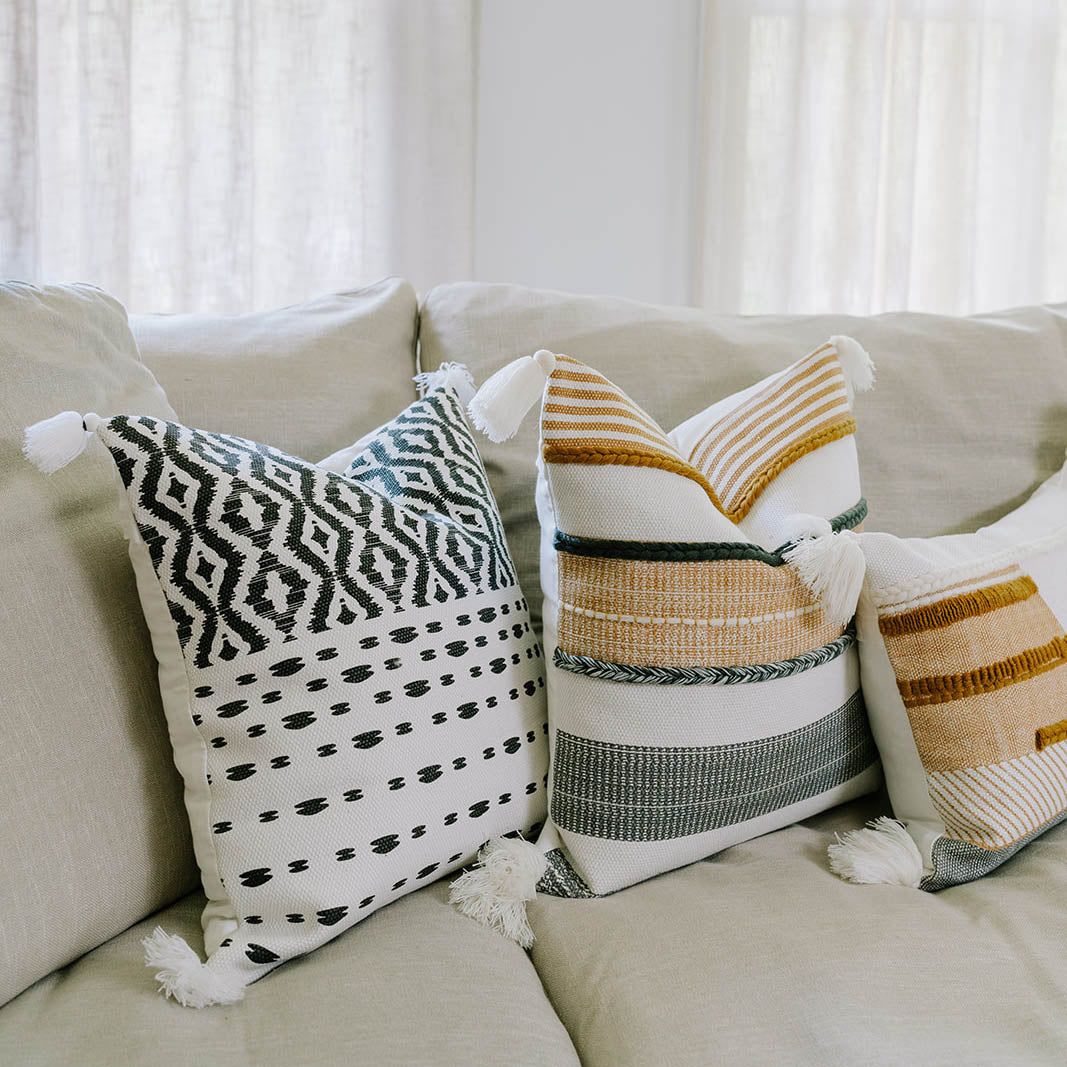 Braided Patchwork Pillow