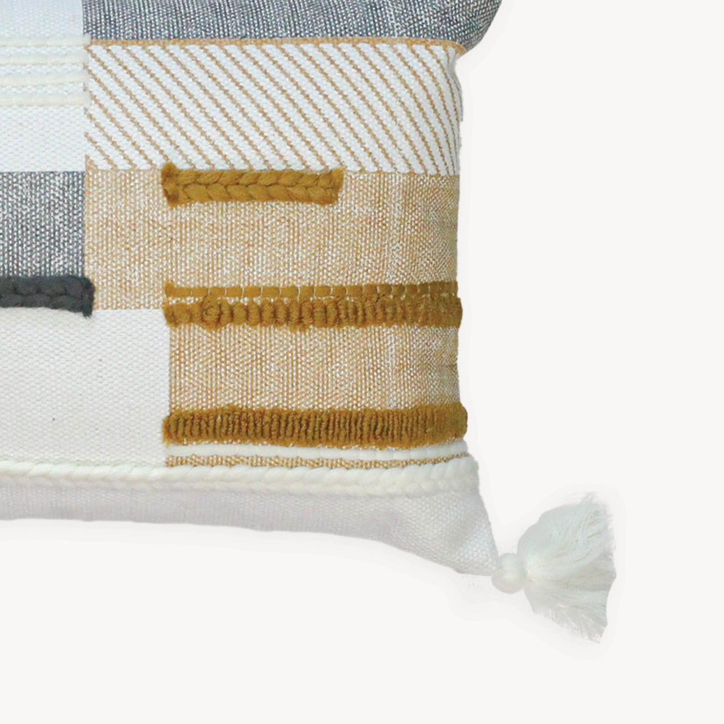 Braided Patchwork Pillow