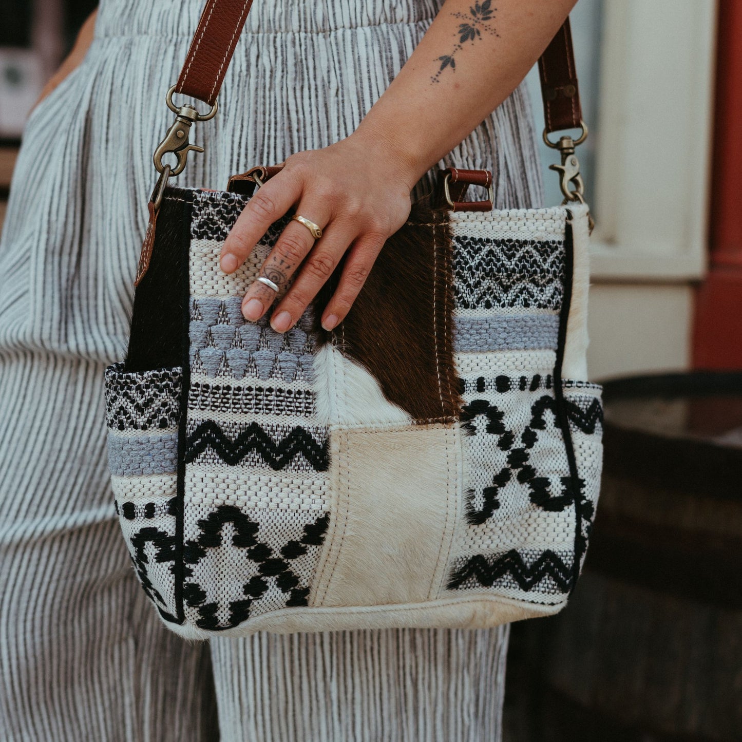 Zoe Leather & Hairon