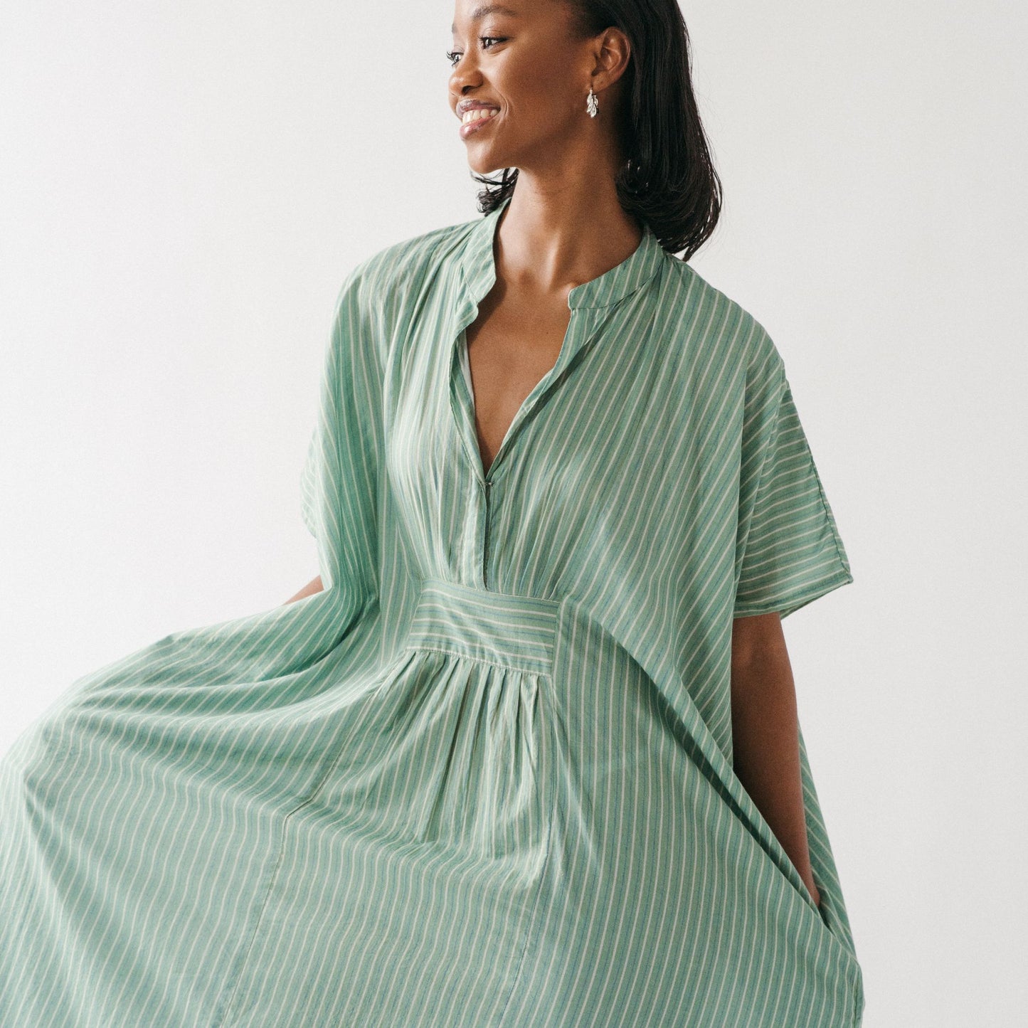 POKOLOKO Sol Kaftan #color_forest-shade