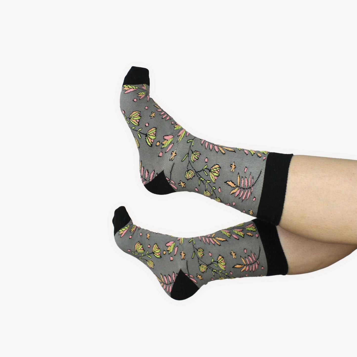 Night Floral Pima Socks