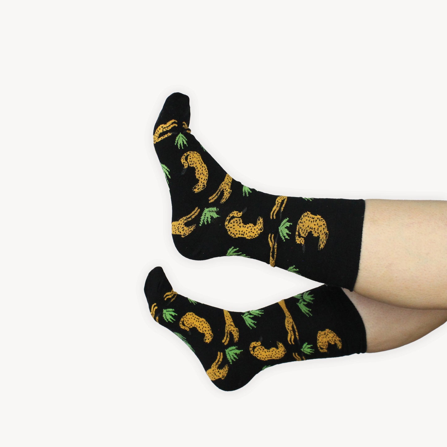 Cheetah Pima Socks