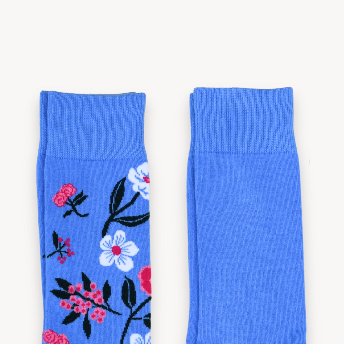 Vintage Floral Pima Socks - Pack of 2