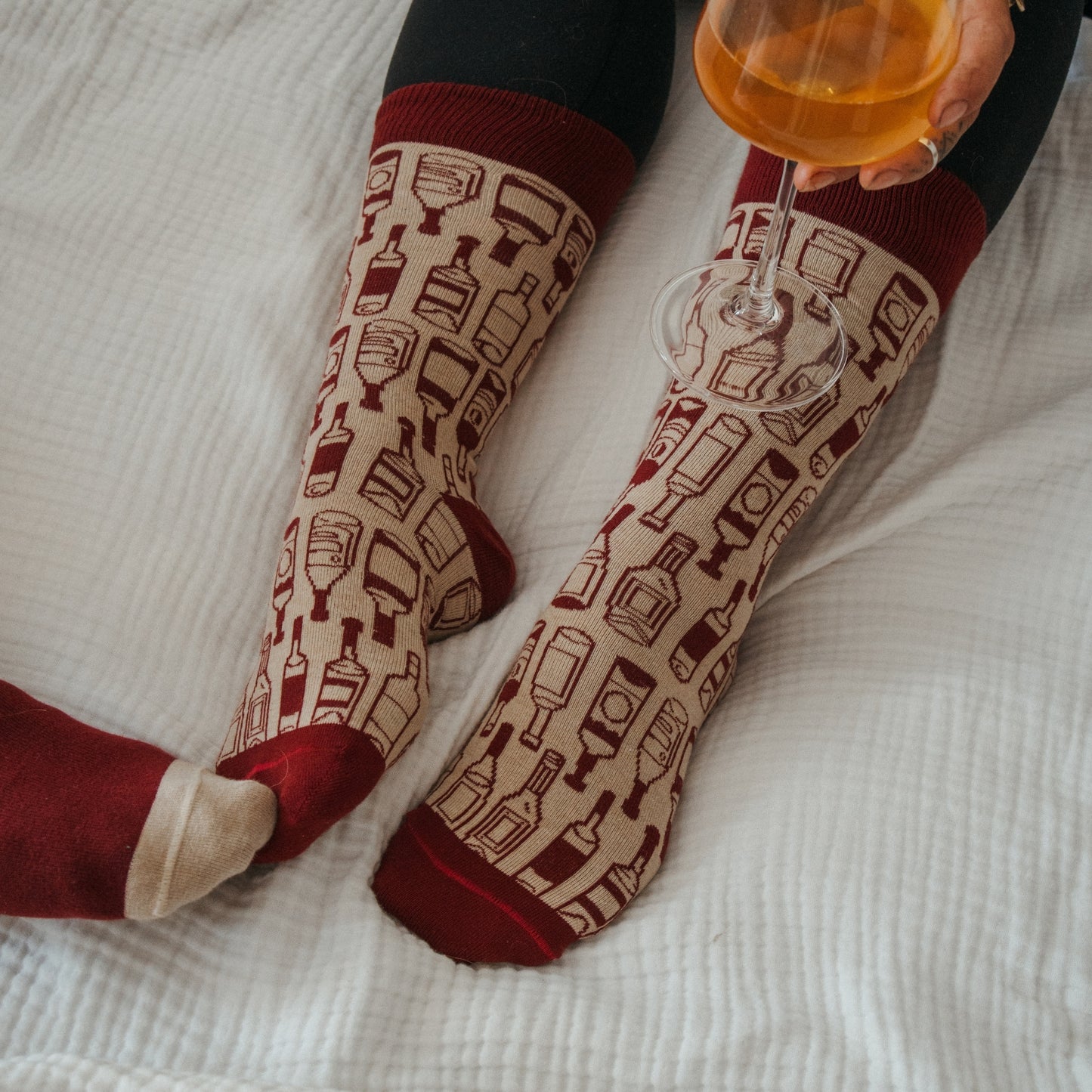 More Wine Pima Socks - Pack of 2
