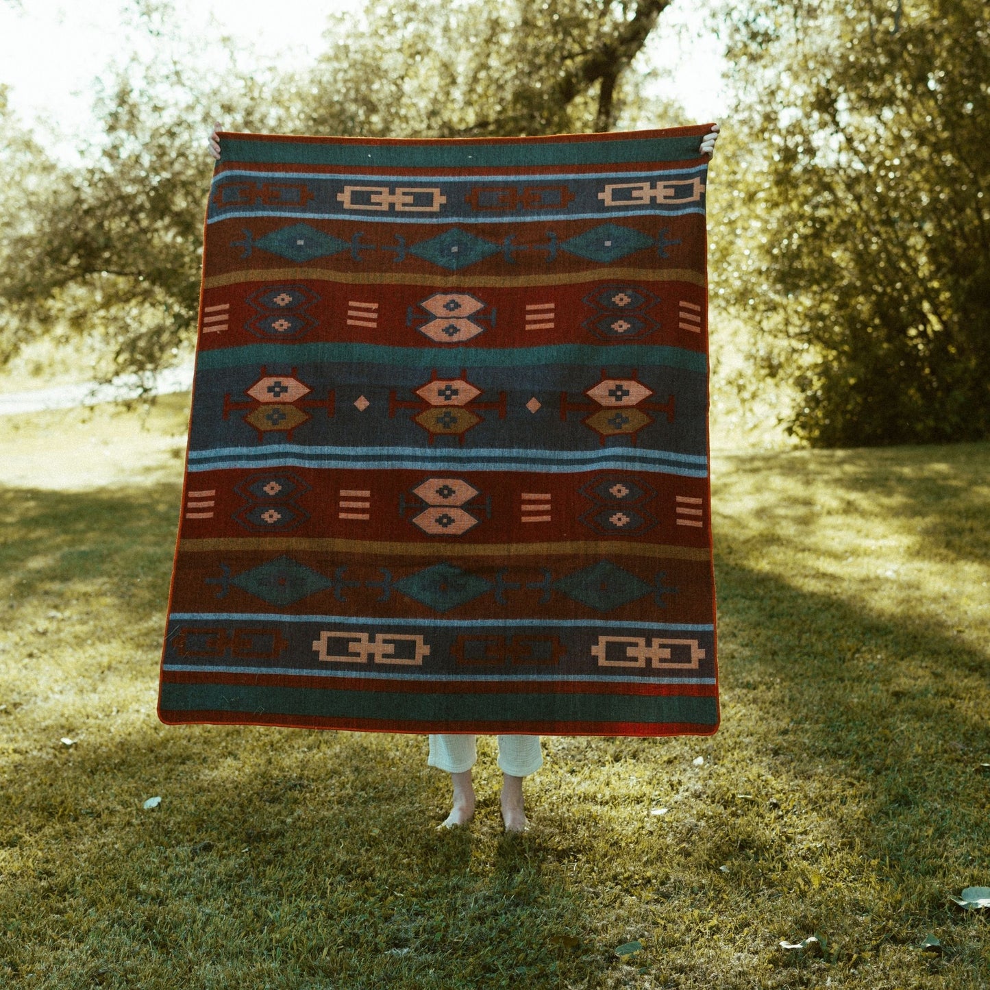 POKOLOKO Southwest Blanket #color_volcano