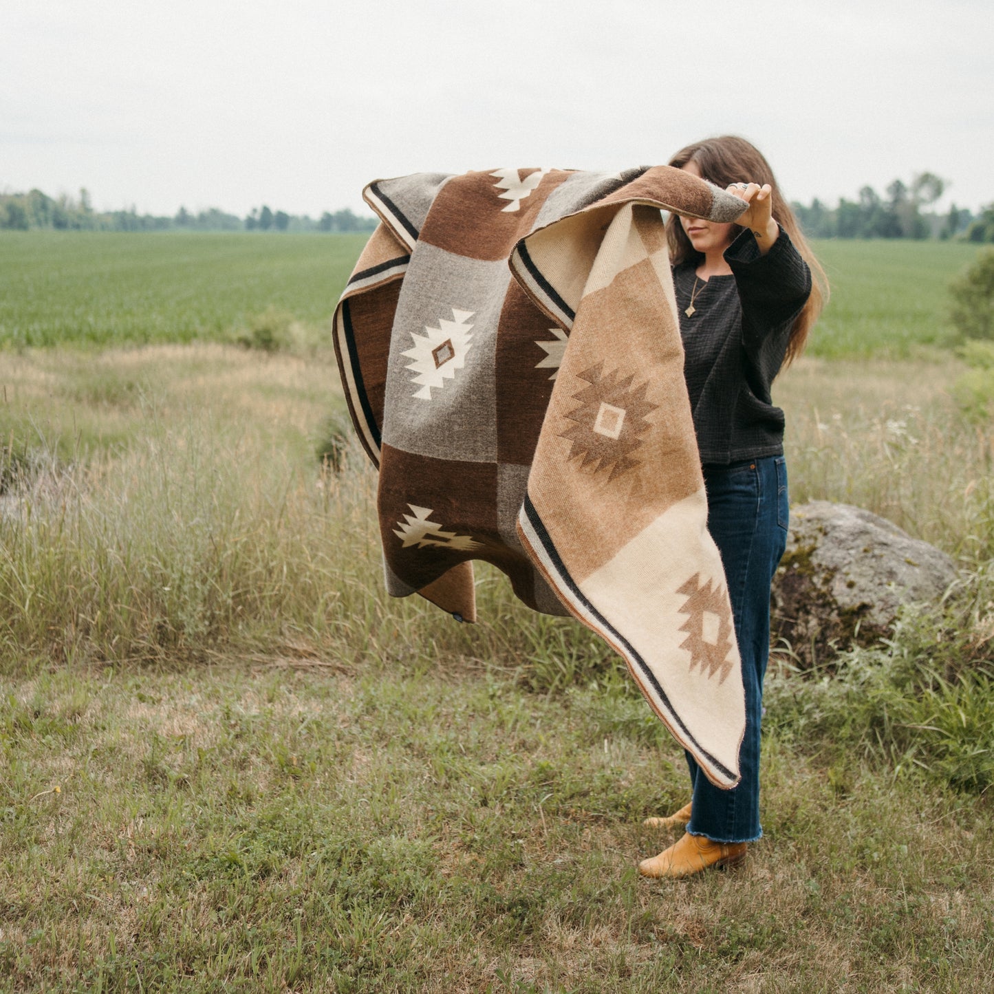 POKOLOKO Southwest Blanket #color_fleetwood