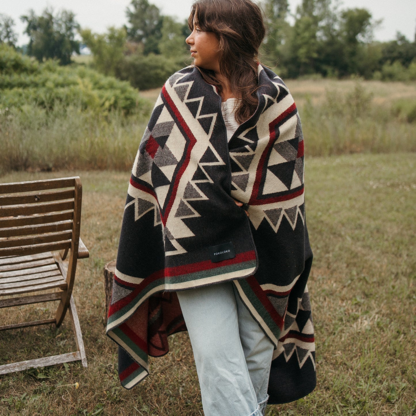 POKOLOKO Southwest Blanket #color_merida