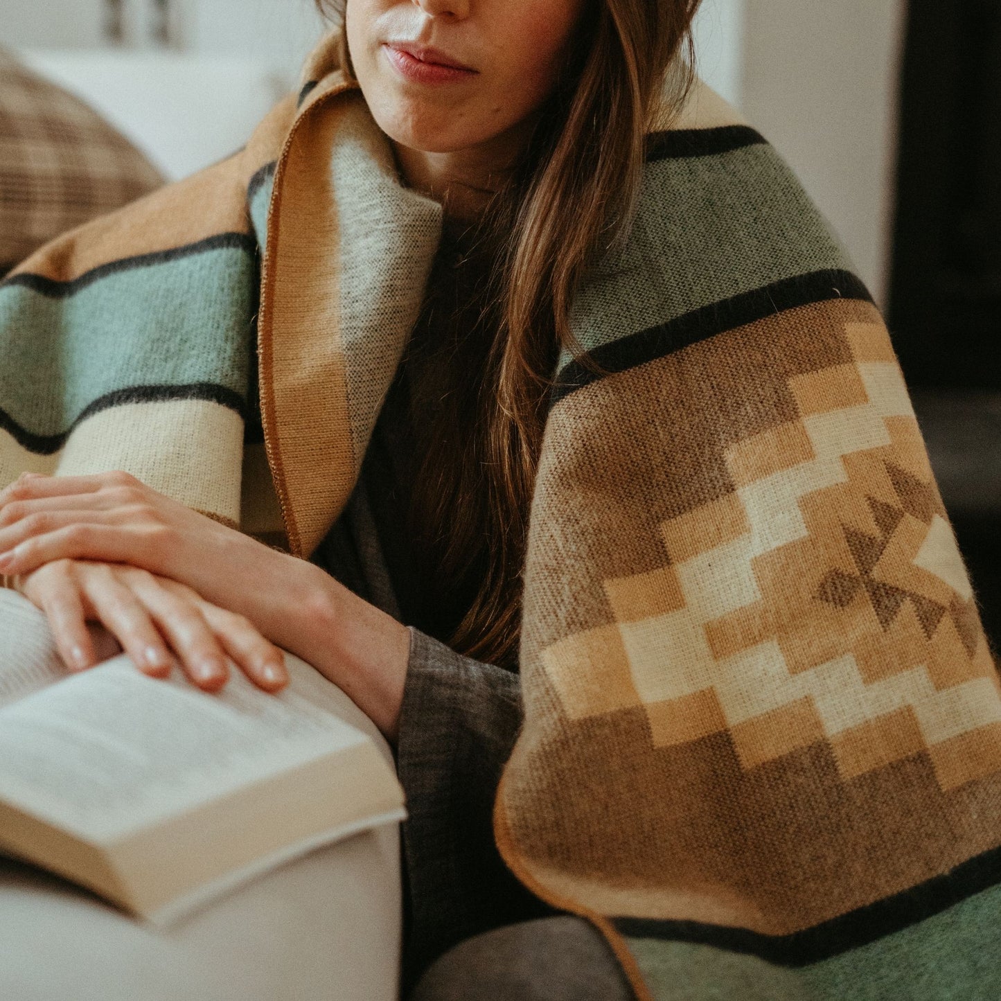 POKOLOKO Southwest Blanket #color_river-valley