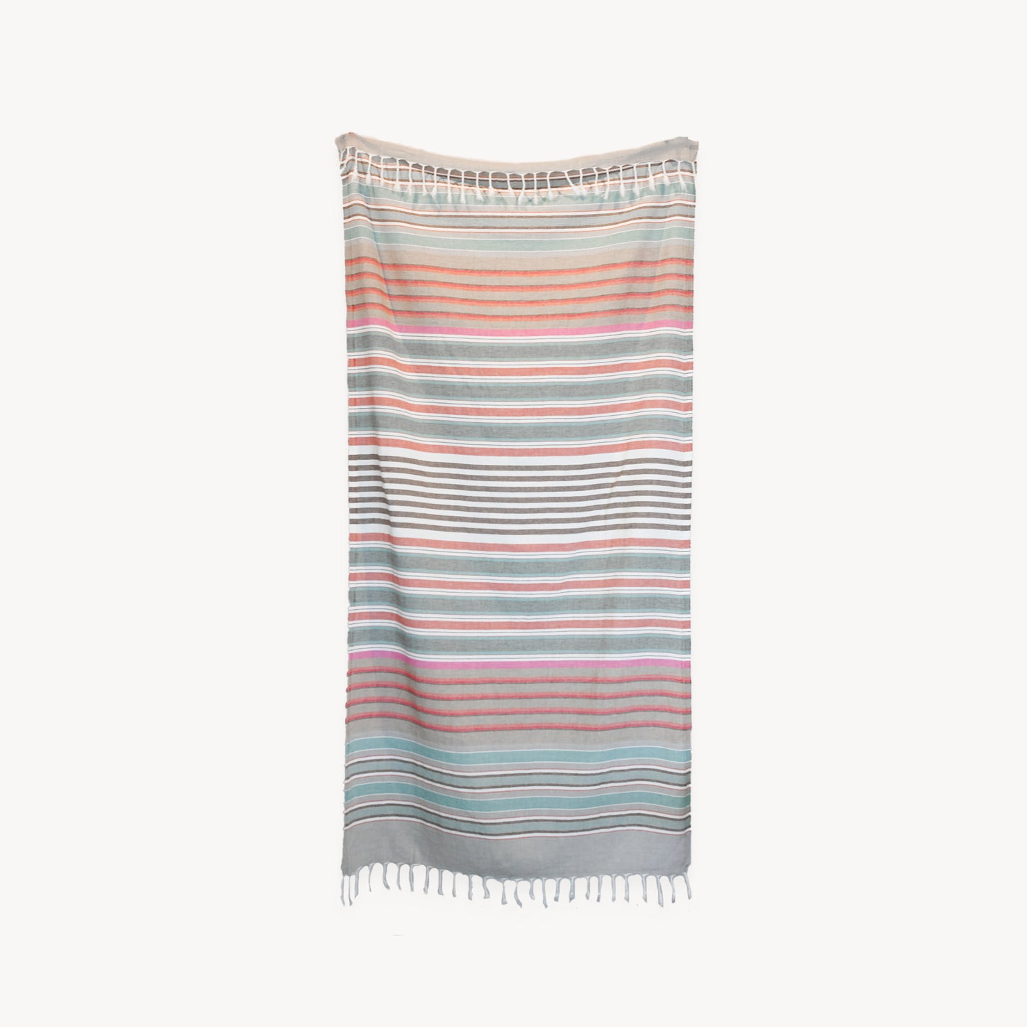 POKOLOKO Patio Stripe Towel #color_shadow-stripe