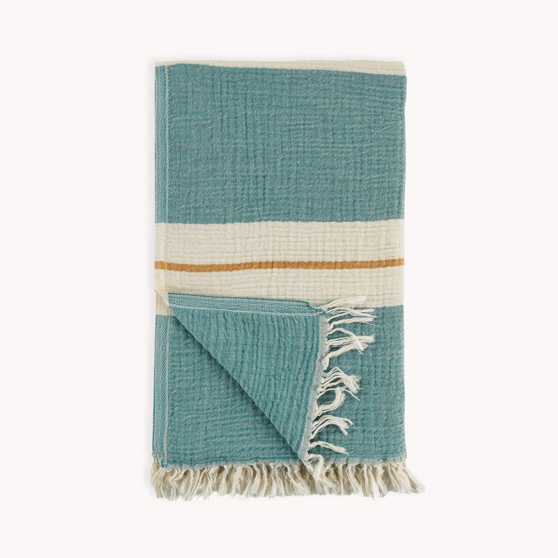 Crinkle Towel POKOLOKO #color_lagoon