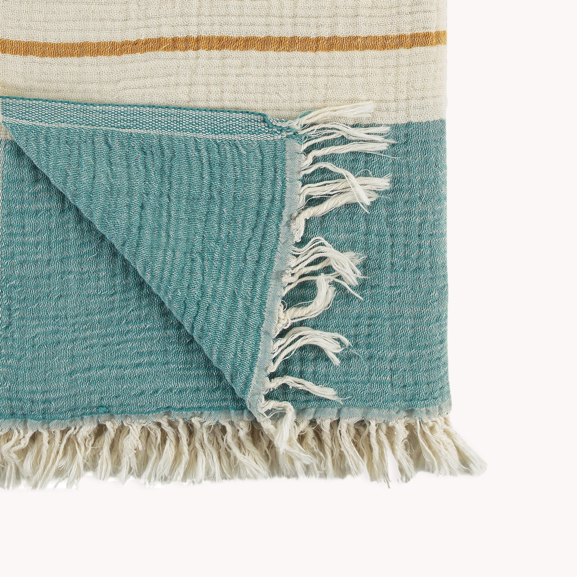 Crinkle Towel POKOLOKO #color_lagoon