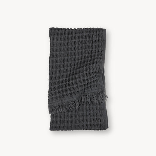 POKOLOKO French Waffle Hand Towel #color_anthracite