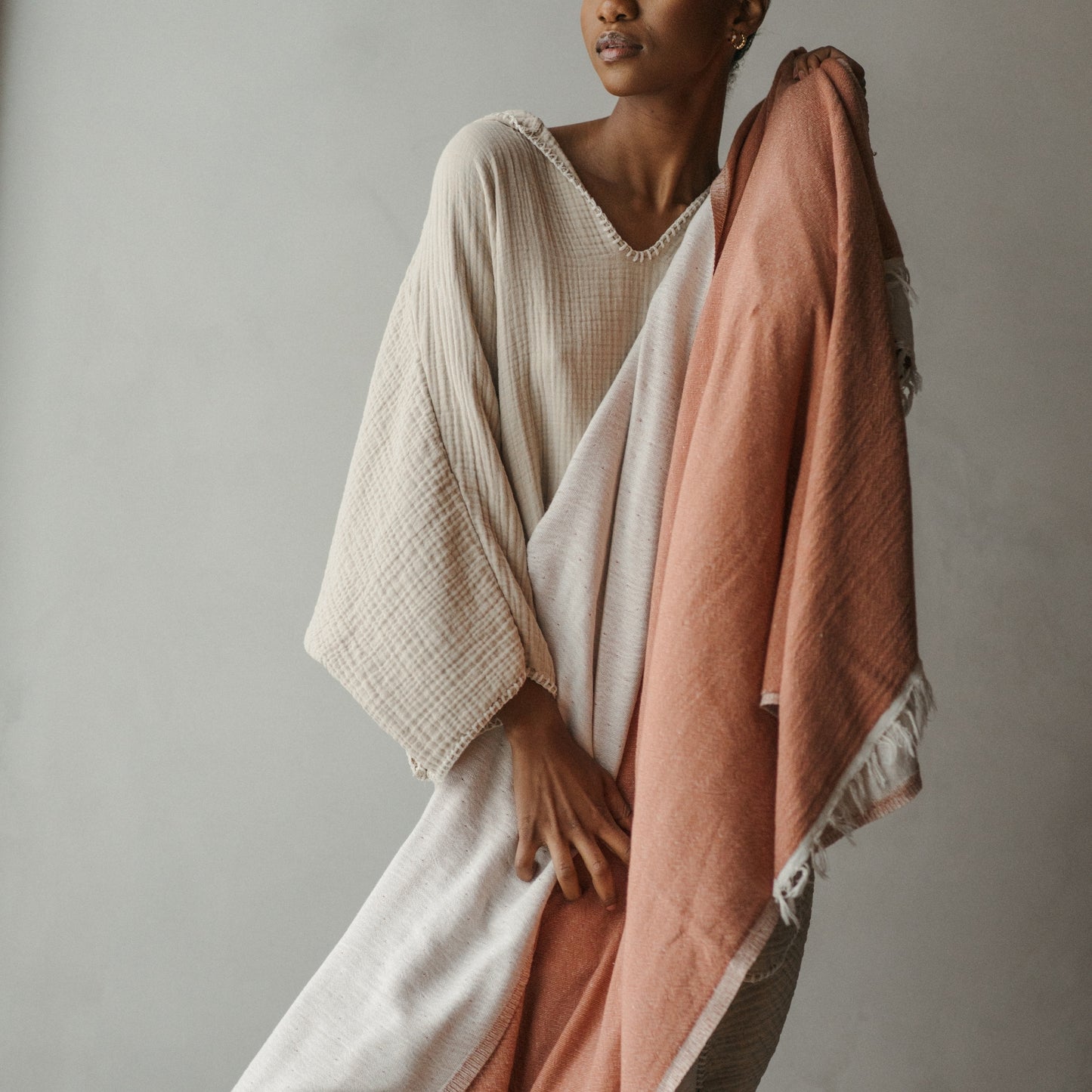 POKOLOKO Almonte Bamboo Blend Towel #color_sunset