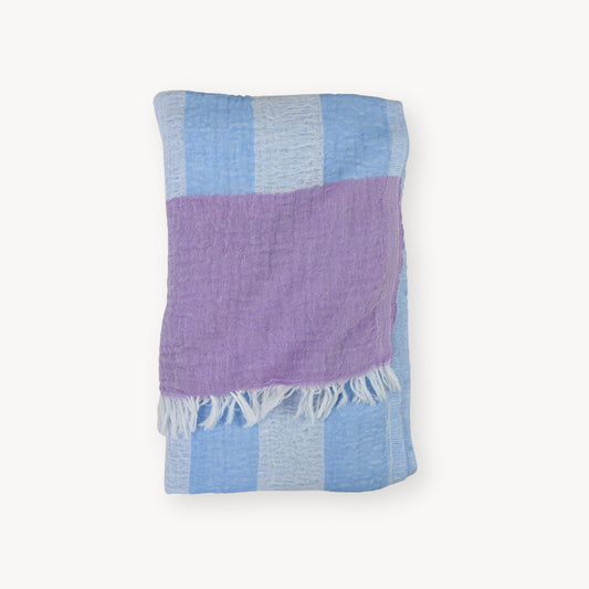 POKOLOKO Boardwalk Towel #color_blue-lilac-boardwalk