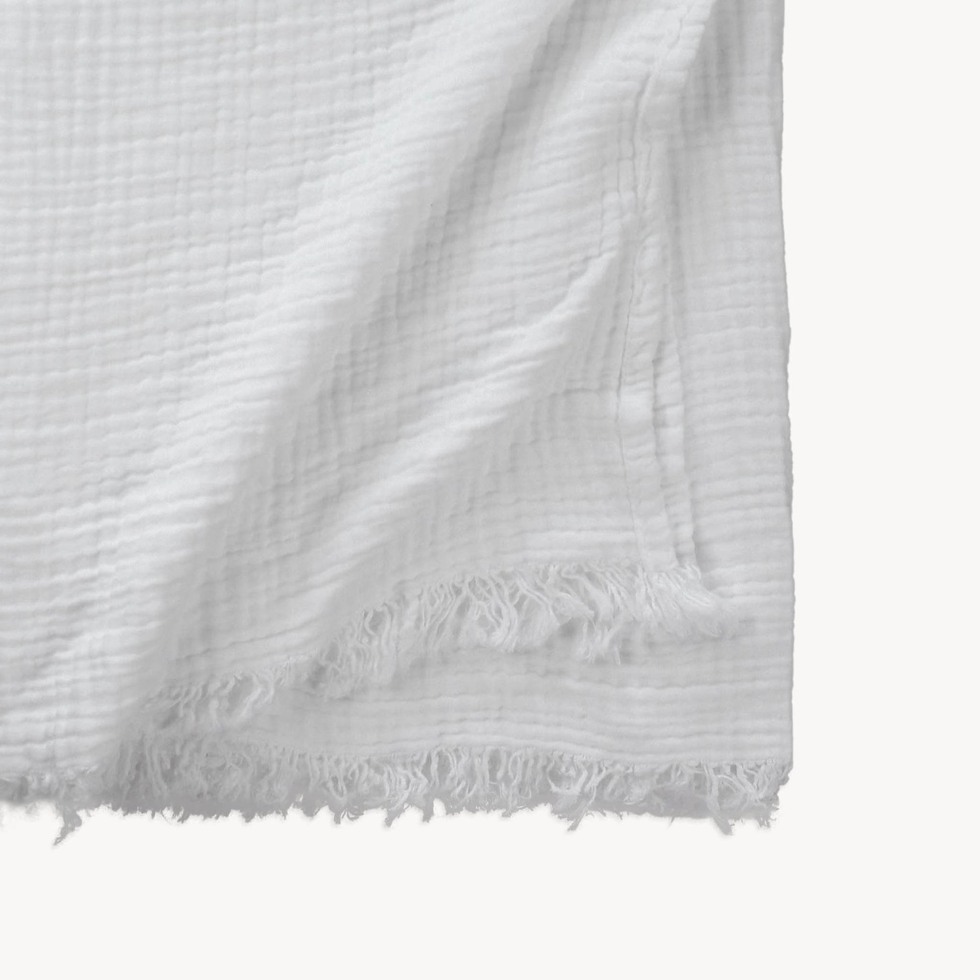 POKOLOKO Crinkle Bed Covers #color_white-crinkle