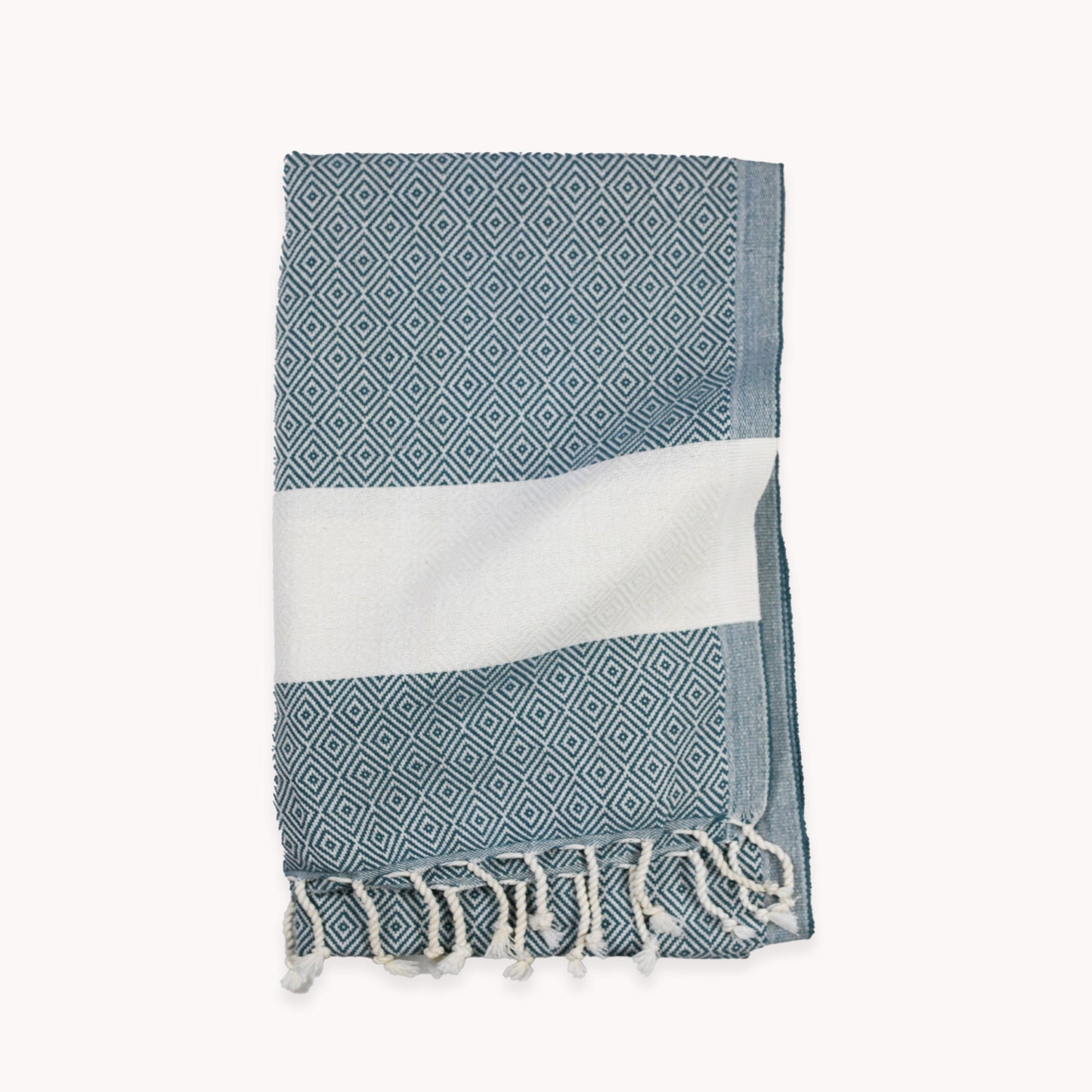 POKOLOKO Diamond Hand Towel #color_prussian