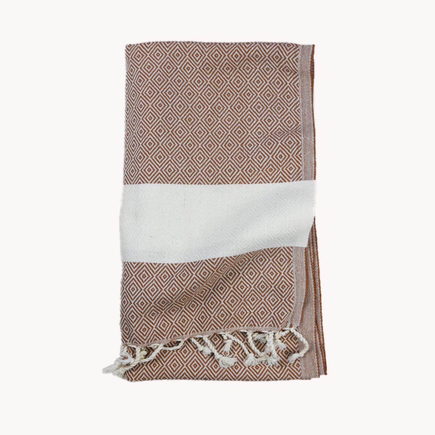 POKOLOKO Diamond Hand Towel #color_almond