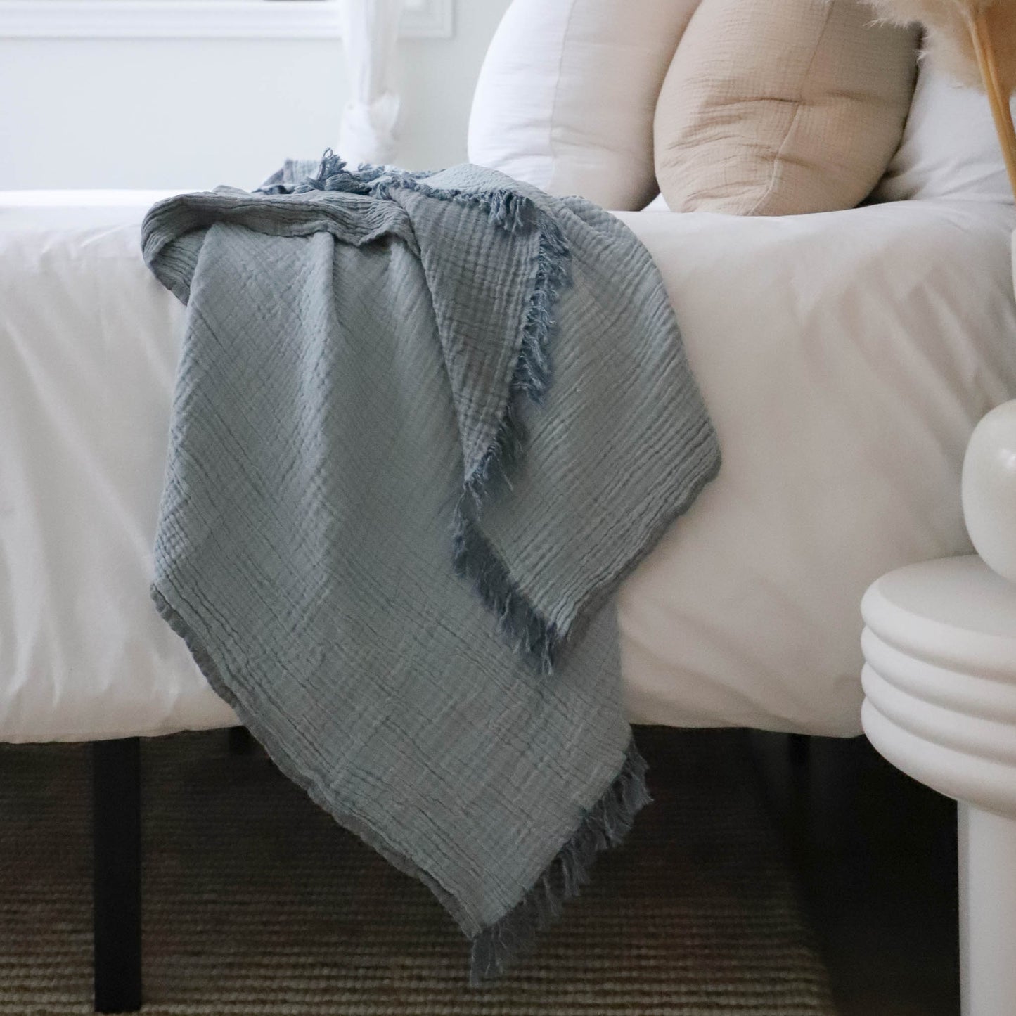 Solid Crinkle Throw #color_dawn-dusk