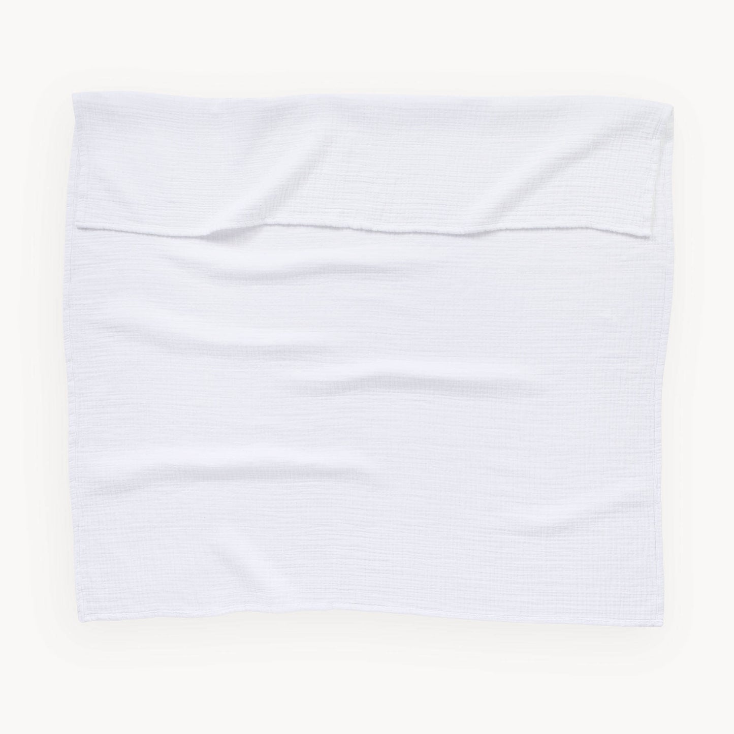 POKOLOKO Crinkle Cotton Baby Blanket #color_crinkle-white