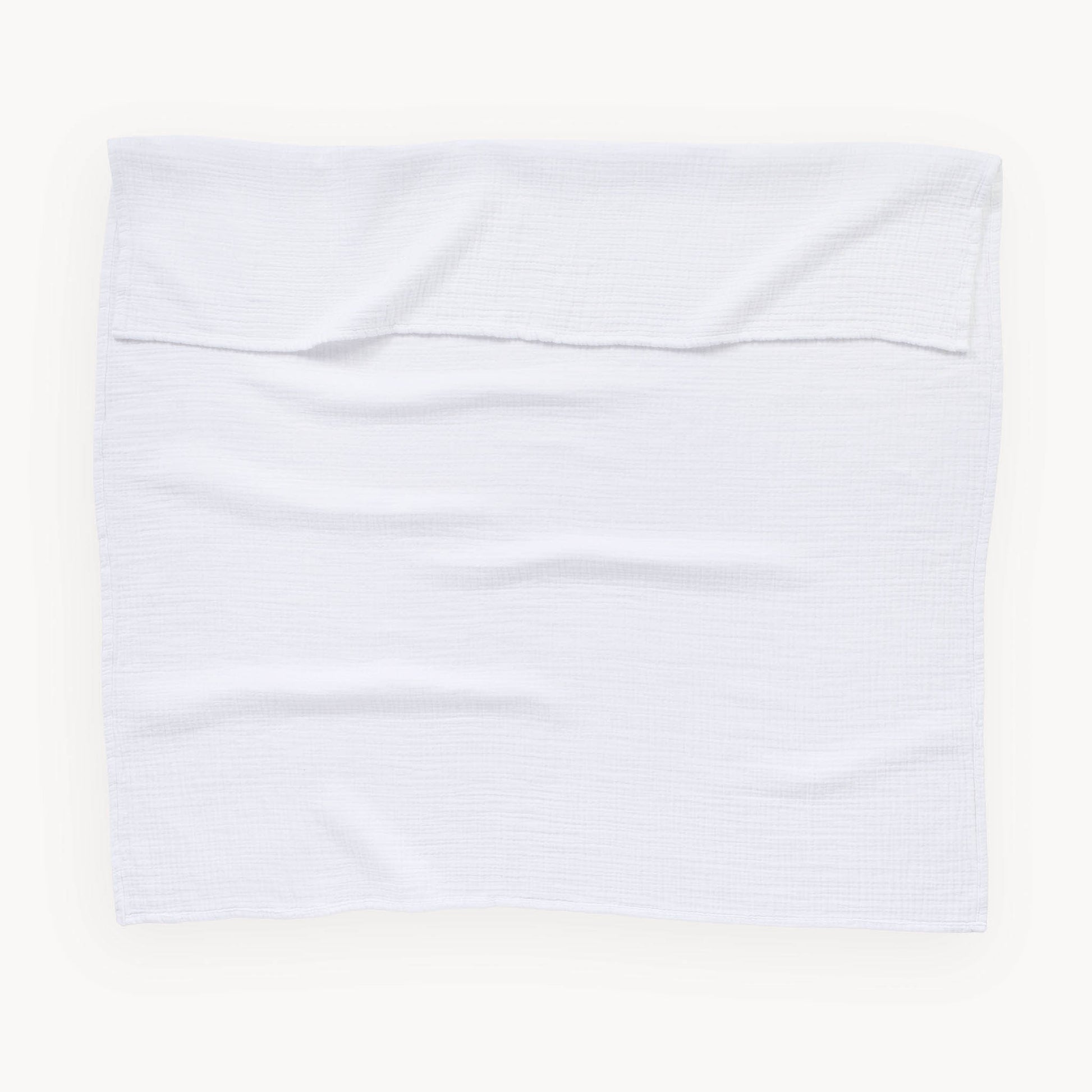 POKOLOKO Crinkle Cotton Baby Blanket #color_crinkle-white
