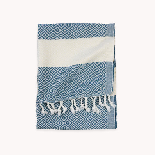 POKOLOKO Diamond Towel #color_prussian-diamond
