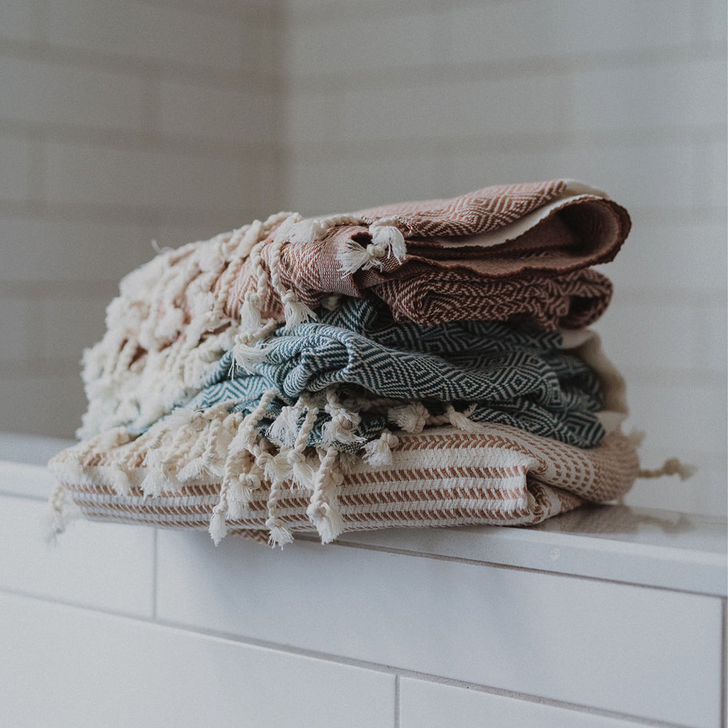 POKOLOKO Diamond Towel #color_prussian-diamond