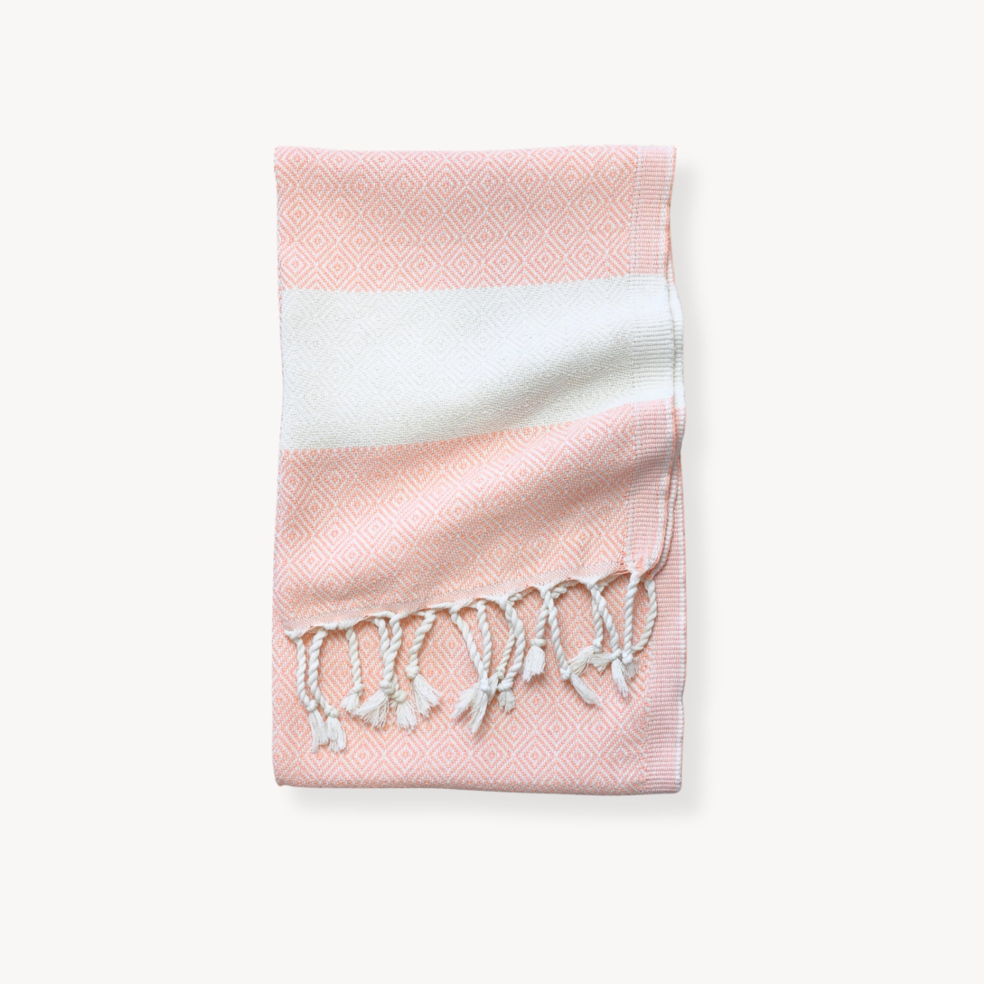 POKOLOKO Diamond Towel #color_grapefruit-diamond