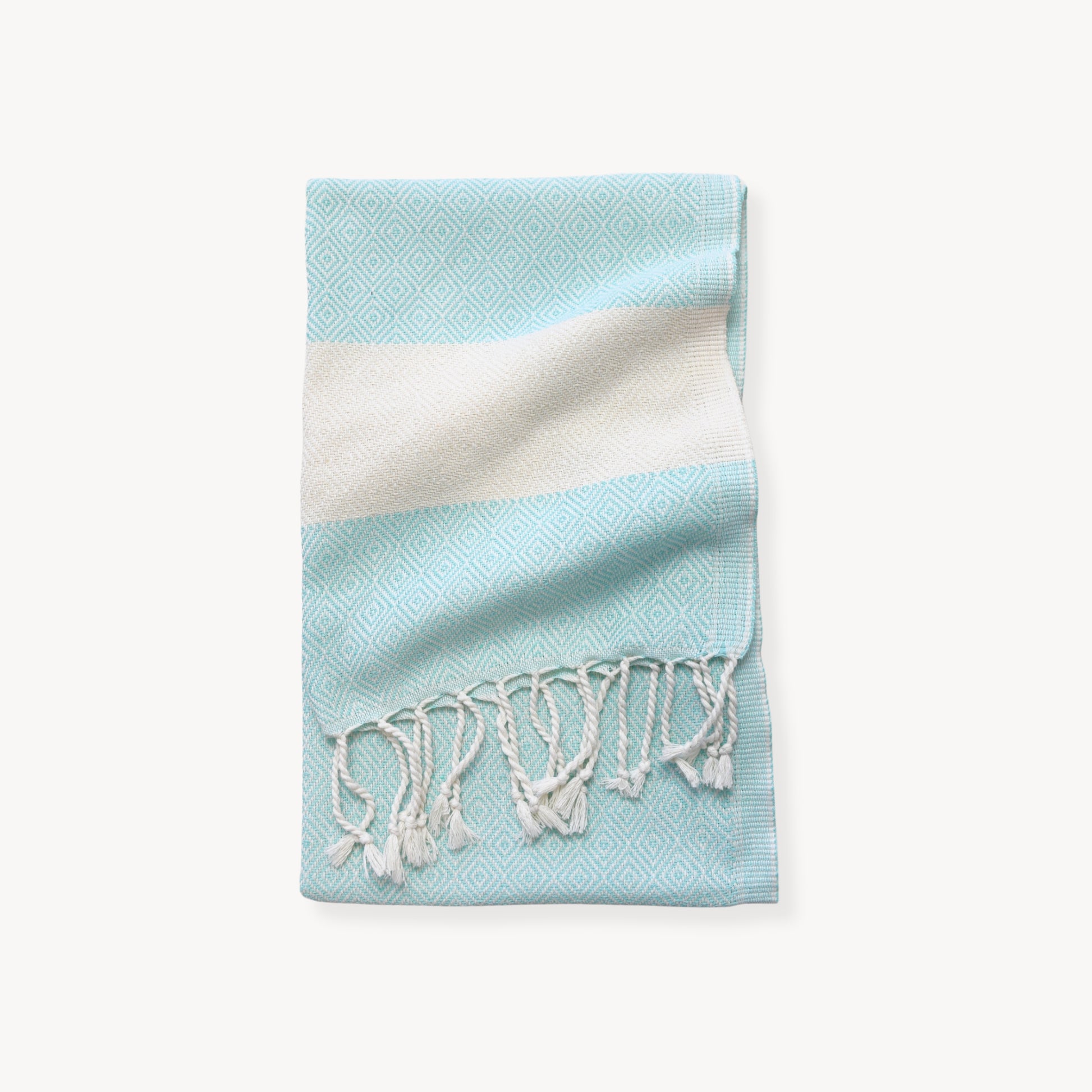 POKOLOKO Diamond Towel #color_blue-oasis-diamond