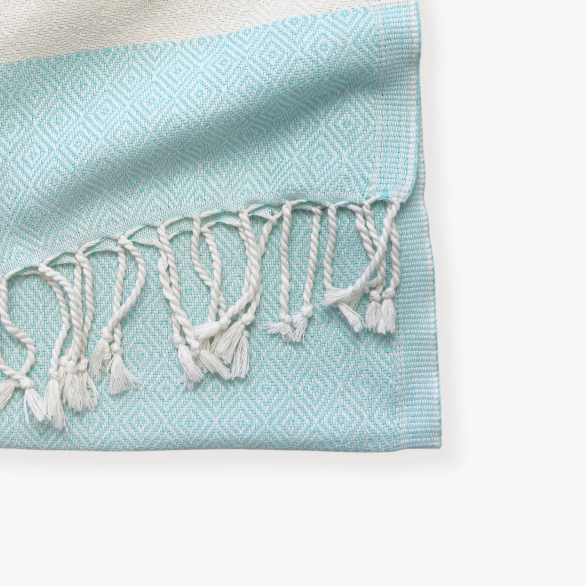 POKOLOKO Diamond Towel #color_blue-oasis-diamond