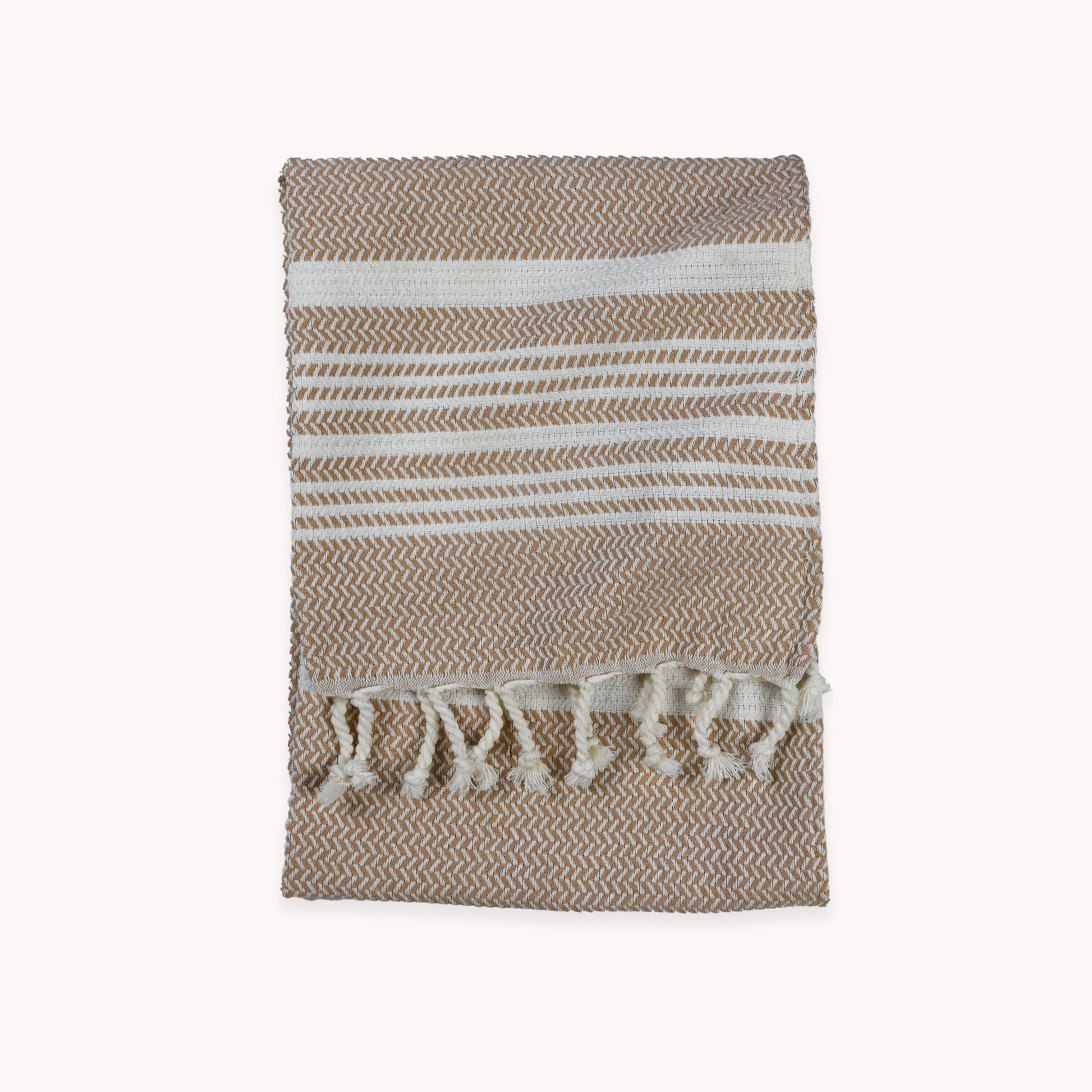 POKOLOKO Diamond Hand Towel #color_sandstone-hasir