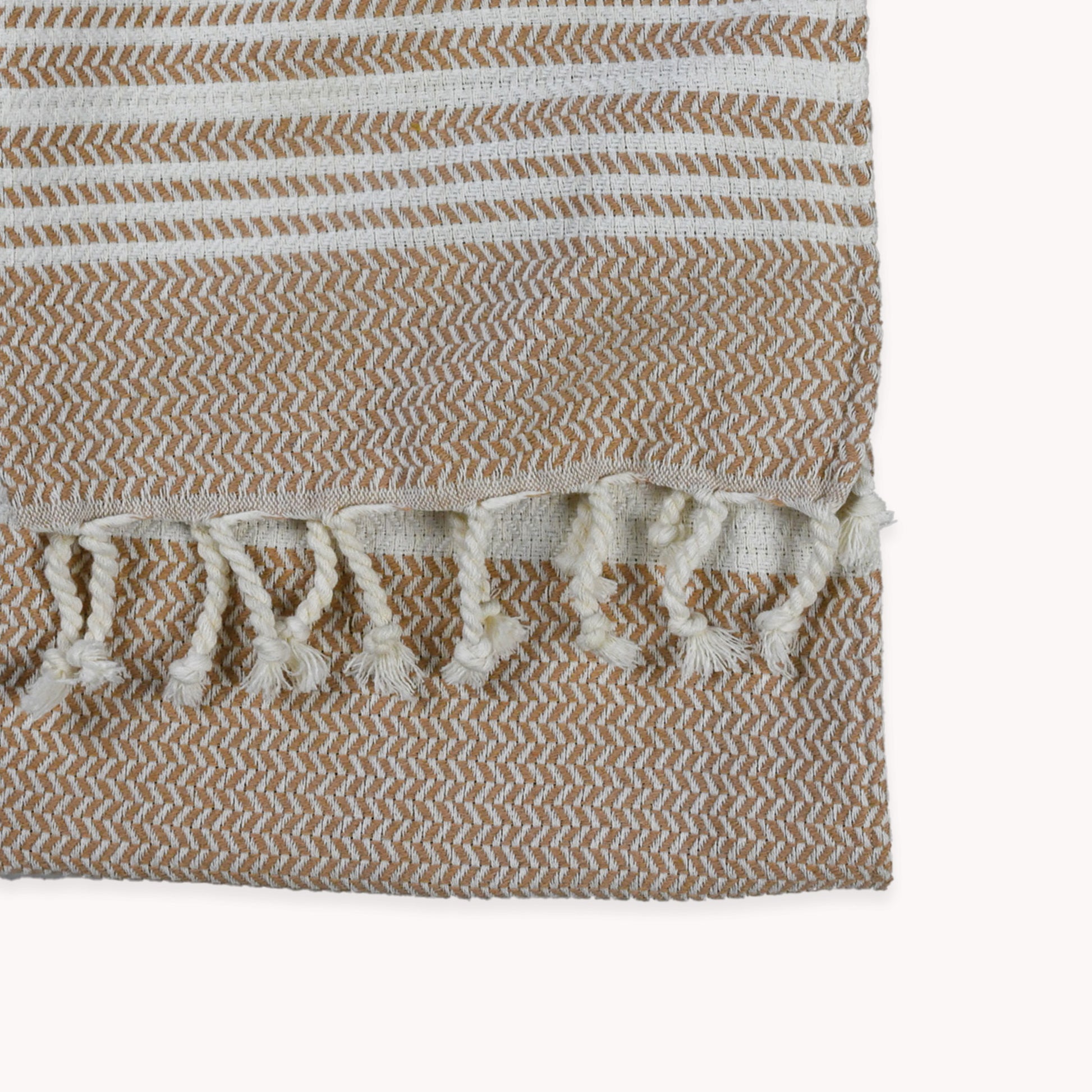 POKOLOKO Diamond Hand Towel #color_sandstone-hasir