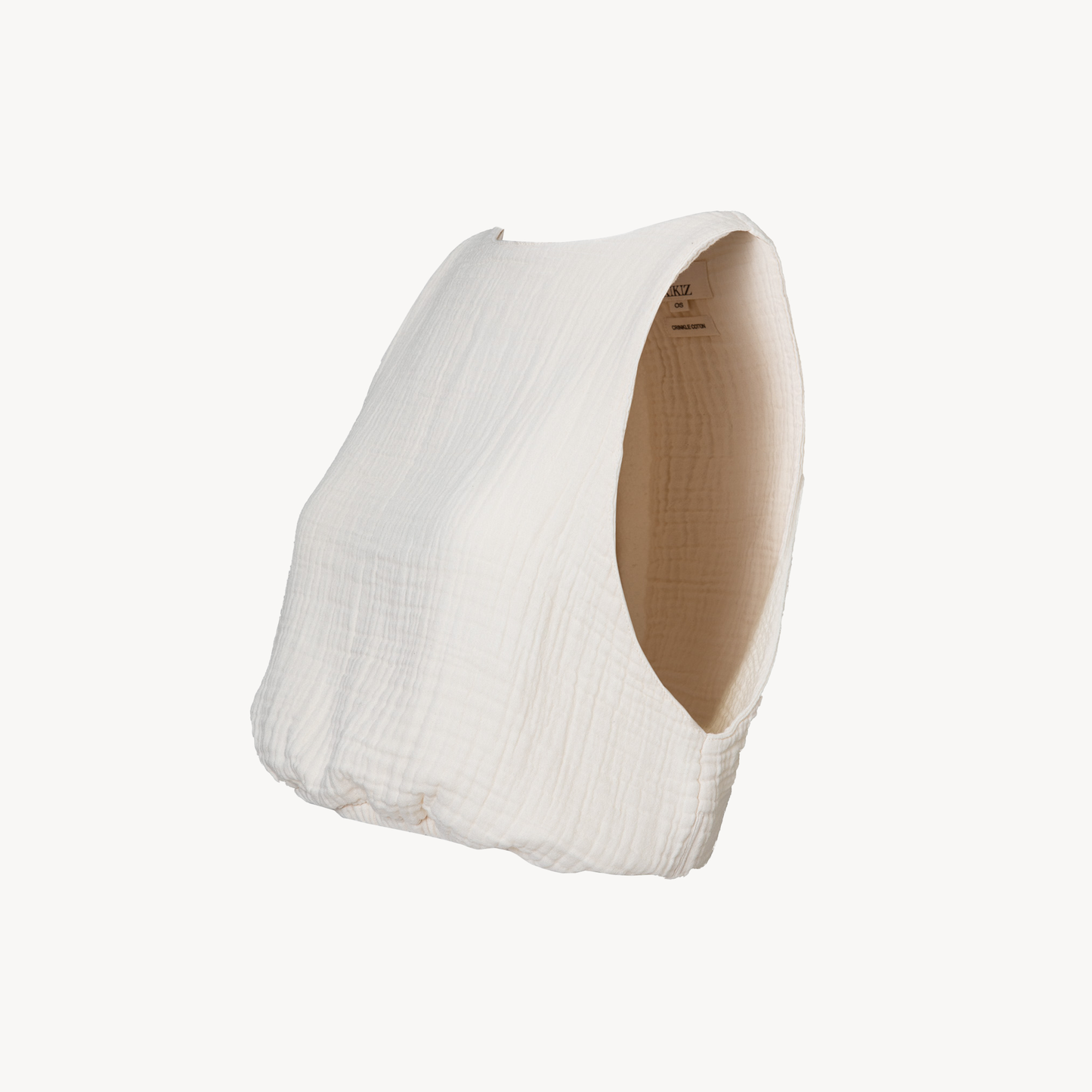 POKOLOKO Crinkle Keyhole Tank #color_crinkle-cream