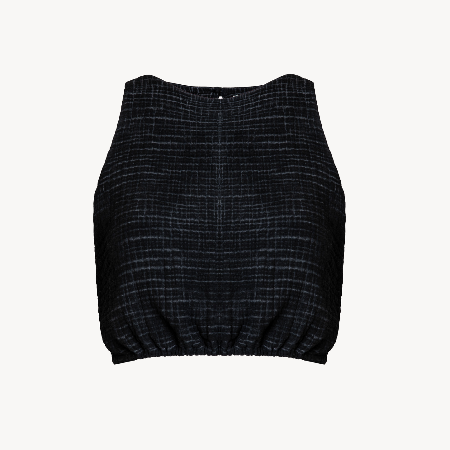 POKOLOKO Crinkle Keyhole Tank #color_crinkle-black