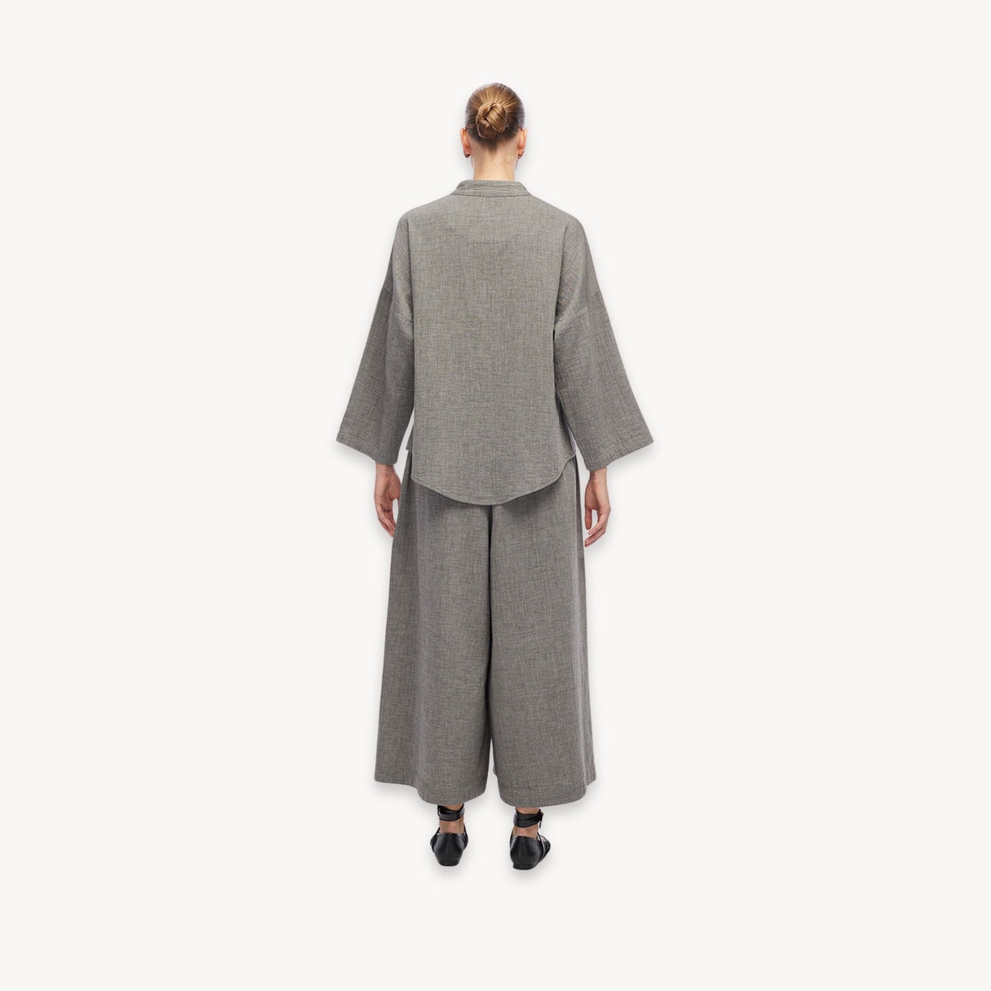 City Collection Grandad Collar Shirt