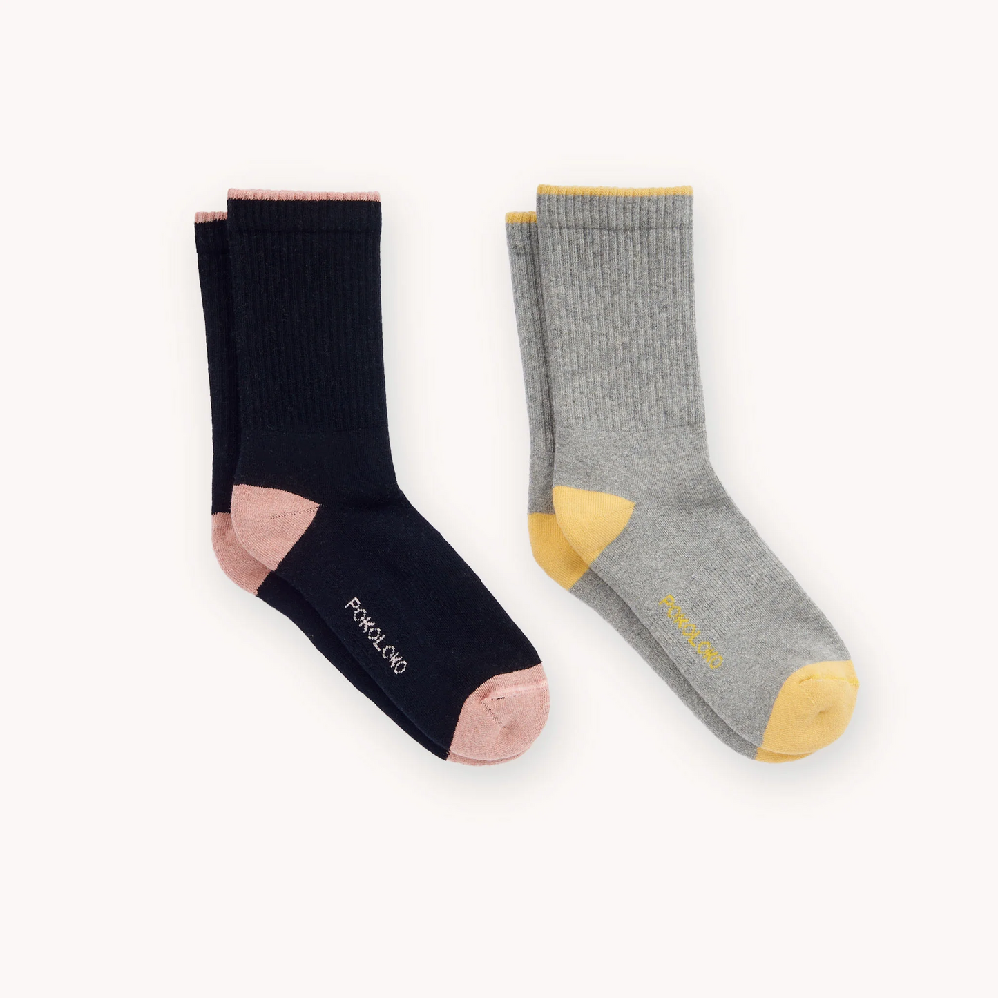 POKOLOKO Heel Toe Socks - Pack of 2 #color_campfire-songs