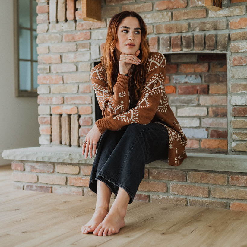 POKOLOKO Sarahkate Sweater #color_cinnamon-beige