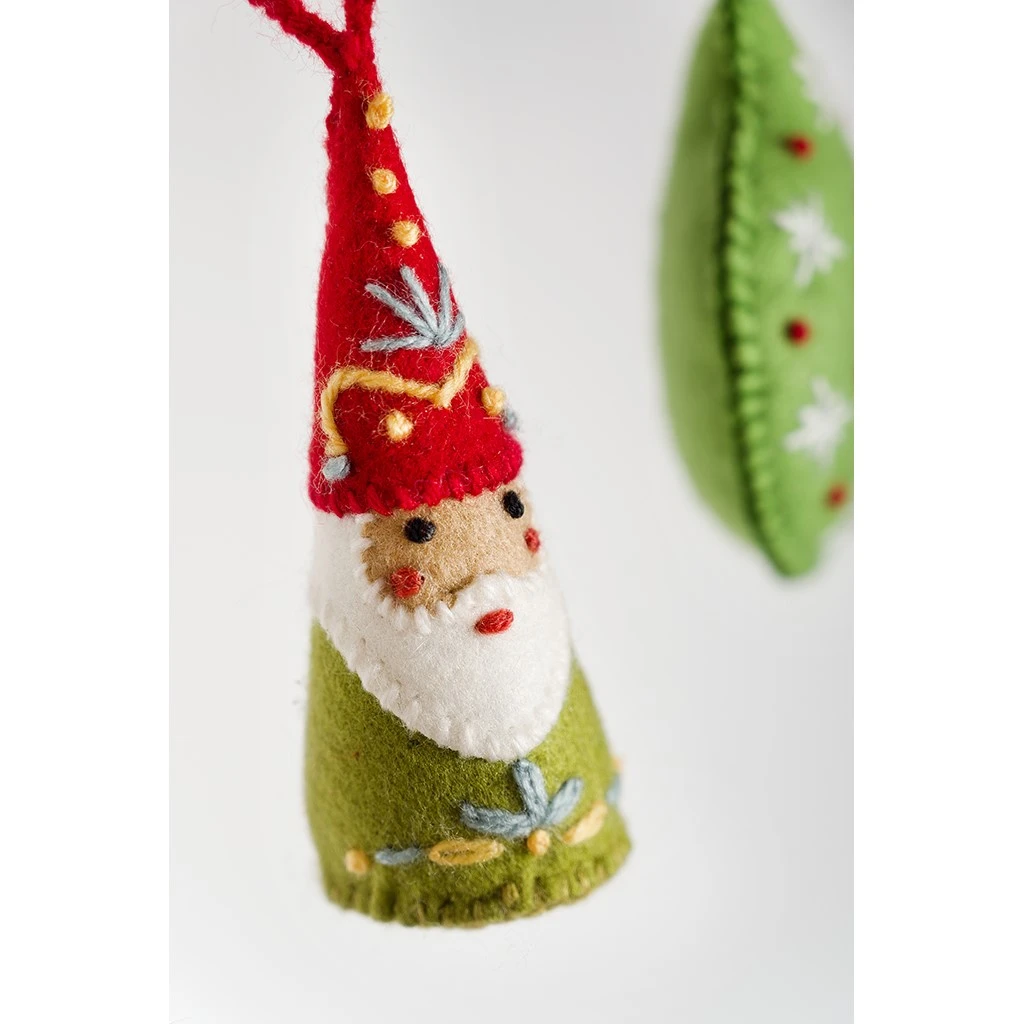 POKOLOKO Hand-Embroidered Ornament #color_gnome