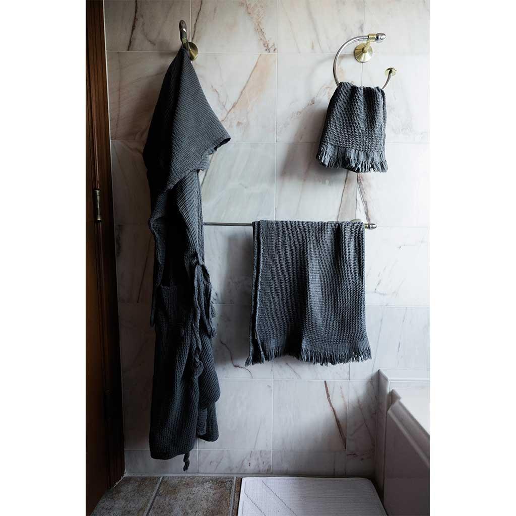 POKOLOKO Wave Towel #color_charcoal-wave-towel