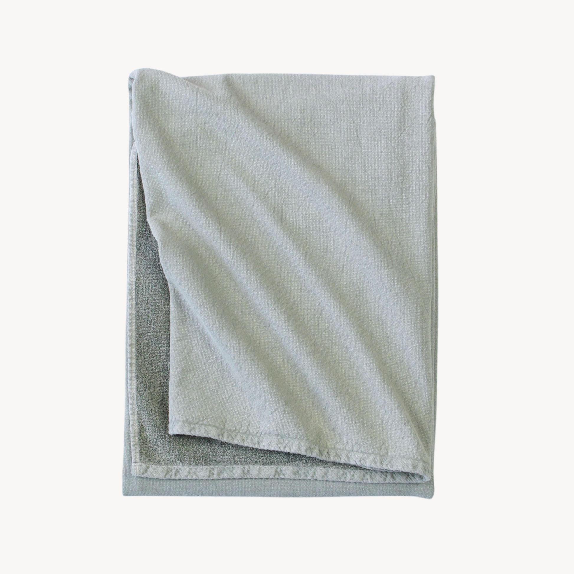 POKOLOKO Fresco Stonewash Hand Towel #color_olive-fresco