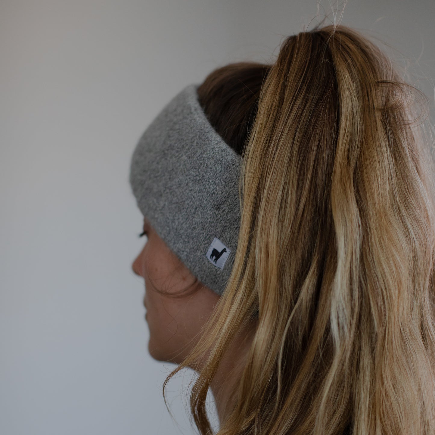 POKOLOKO Baby Alpaca Headband #color_grey-headband
