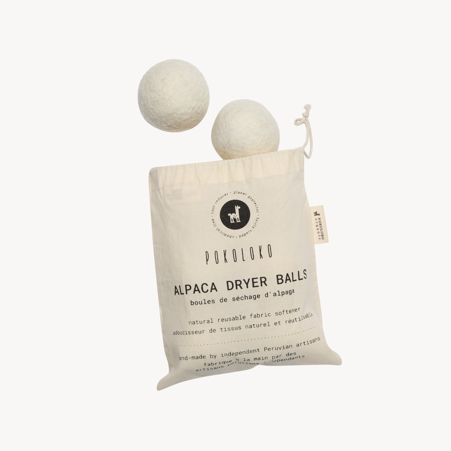 POKOLOKO Alpaca Dryer Balls