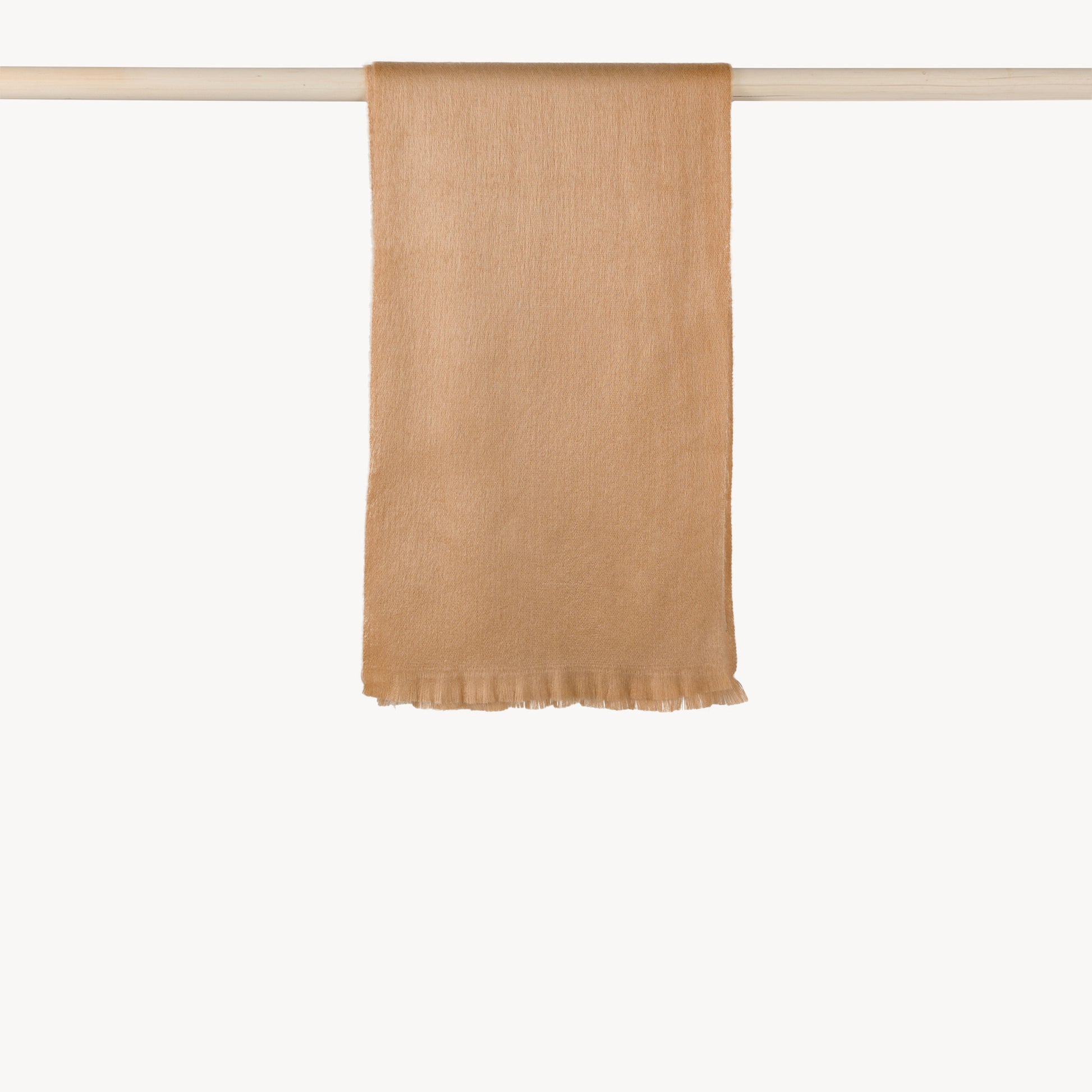 POKOLOKO Solid Alpaca Seamless Scarf #color_craft