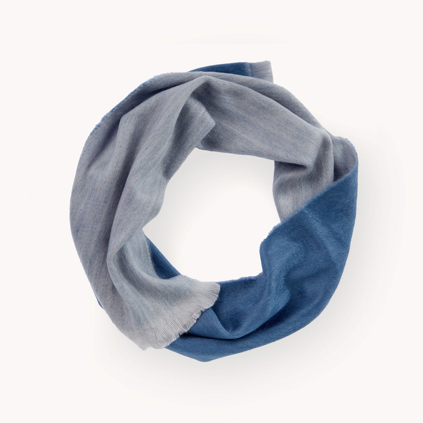 POKOLOKO Reversible Alpaca Seamless Scarf #color_low-tide