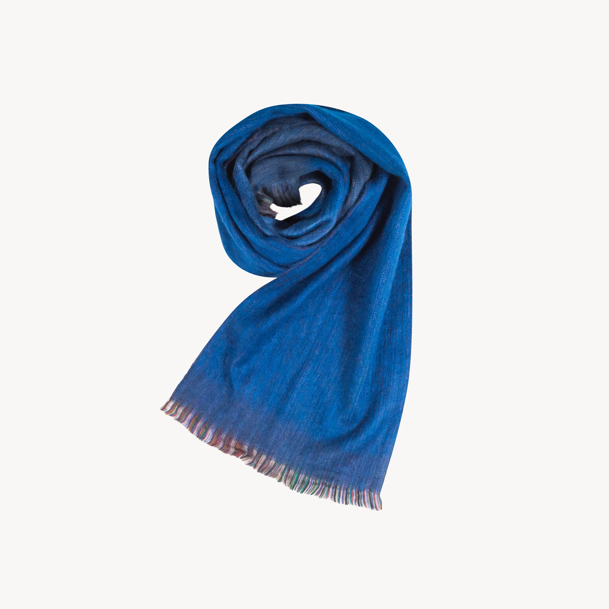 POKOLOKO Mood Alpaca Seamless Scarf #color_dark-blue-mood