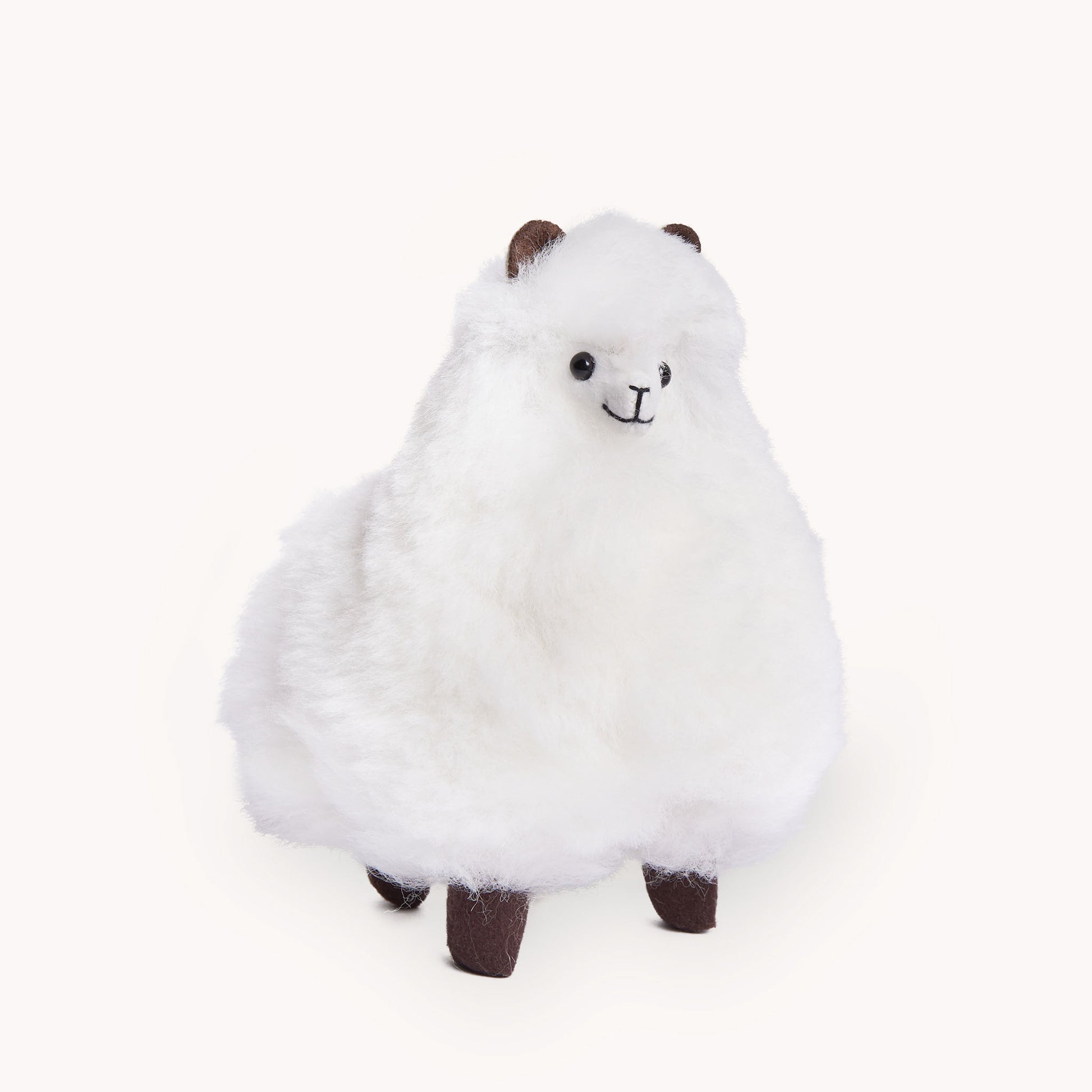 POKOLOKO Alpaca Fur Standing Alpaca #color_white