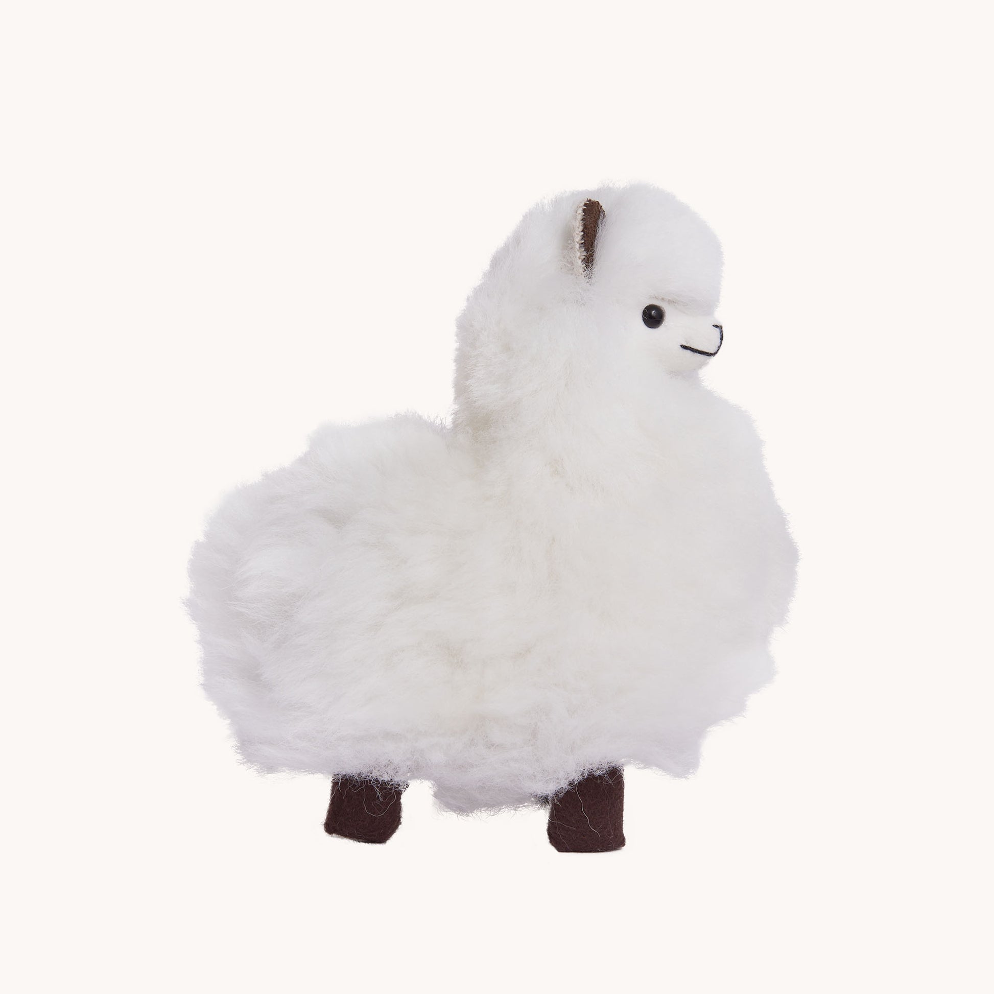 POKOLOKO Alpaca Fur Standing Alpaca #color_white
