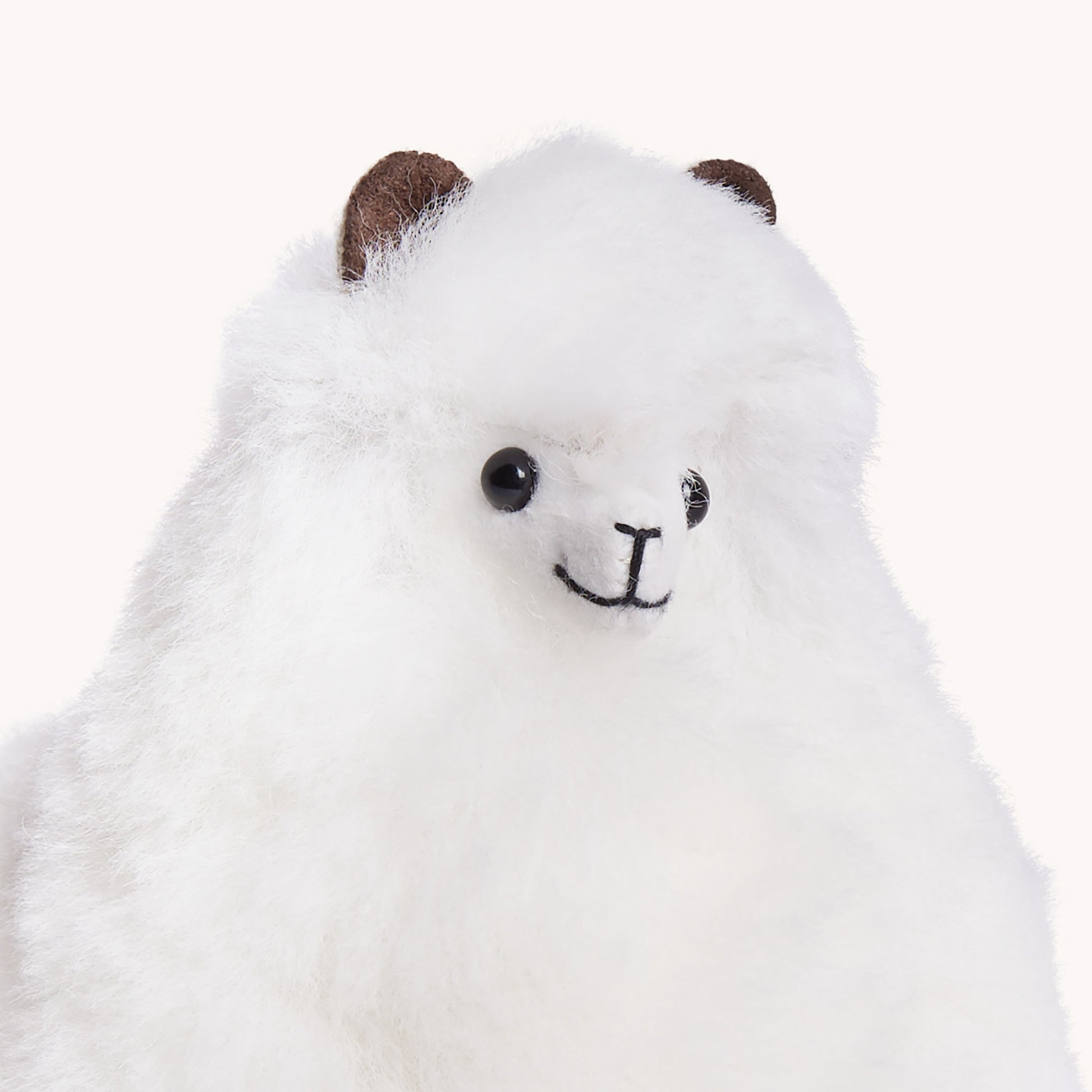 POKOLOKO Alpaca Fur Standing Alpaca #color_white