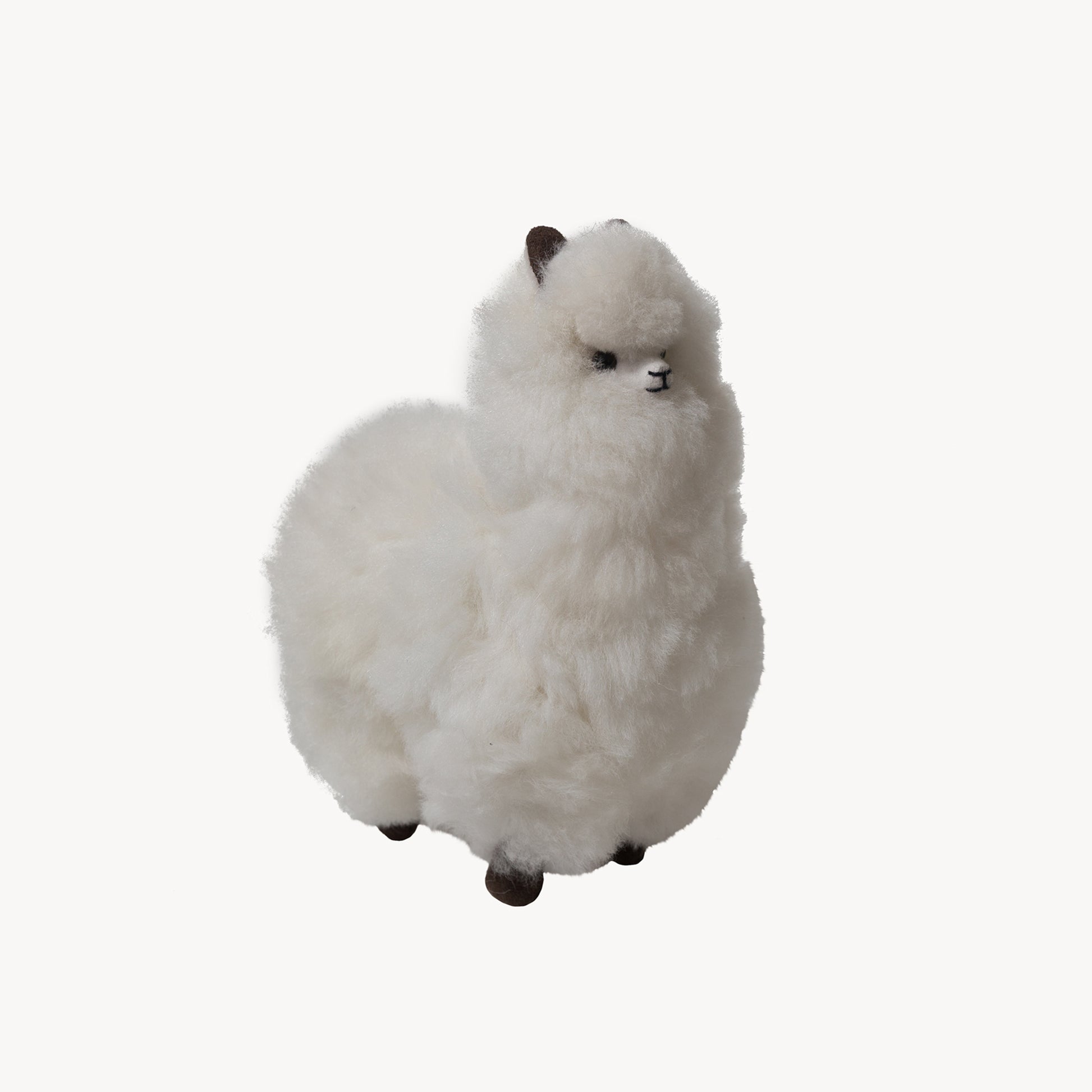 POKOLOKO Alpaca Fur Standing Alpaca #color_white